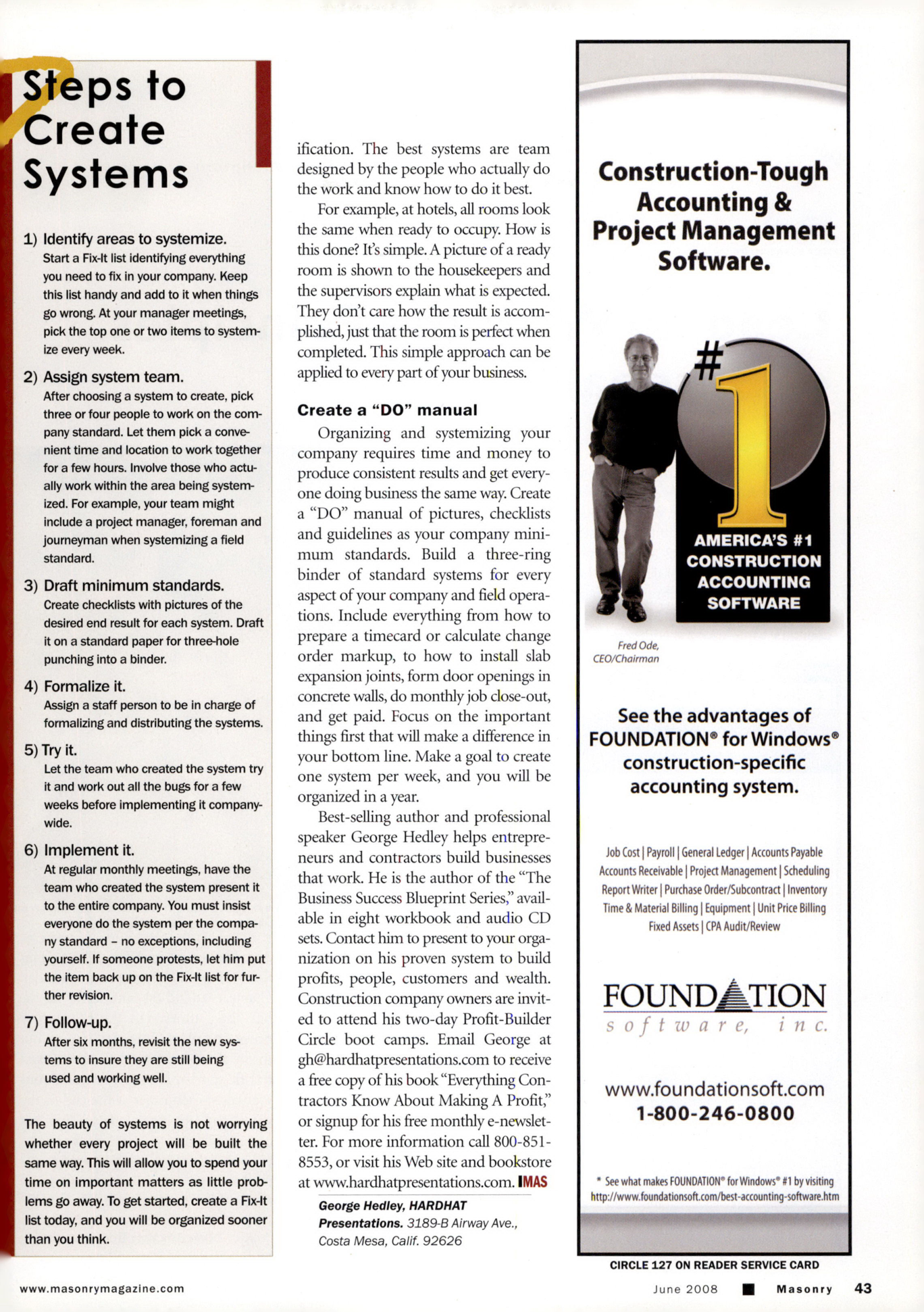 Masonry Magazine June 2008 Page. 45