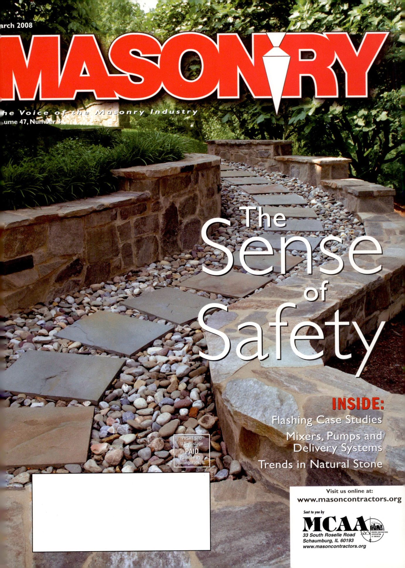 Masonry Magazine March 2008 Page. 1