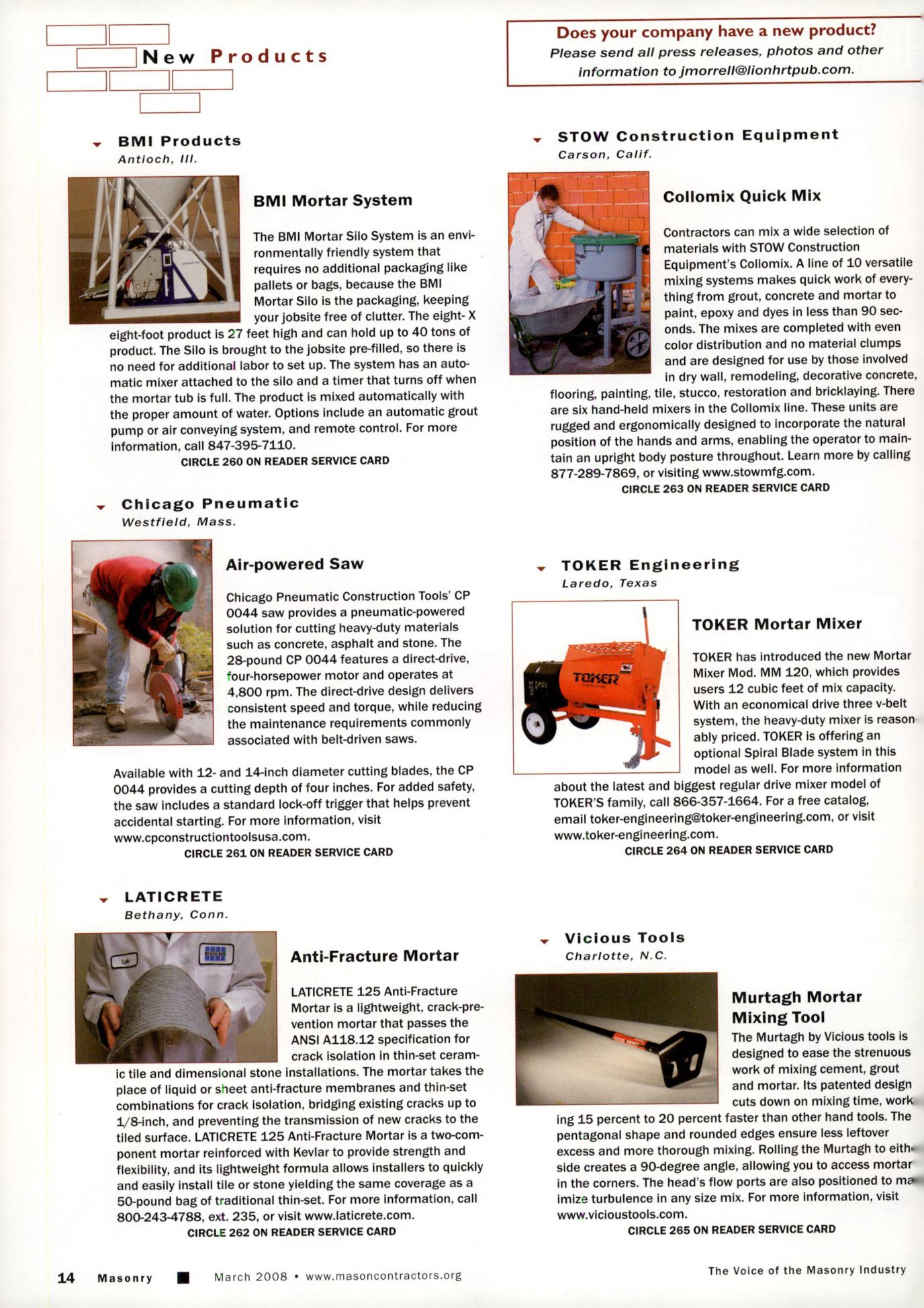Masonry Magazine March 2008 Page. 16
