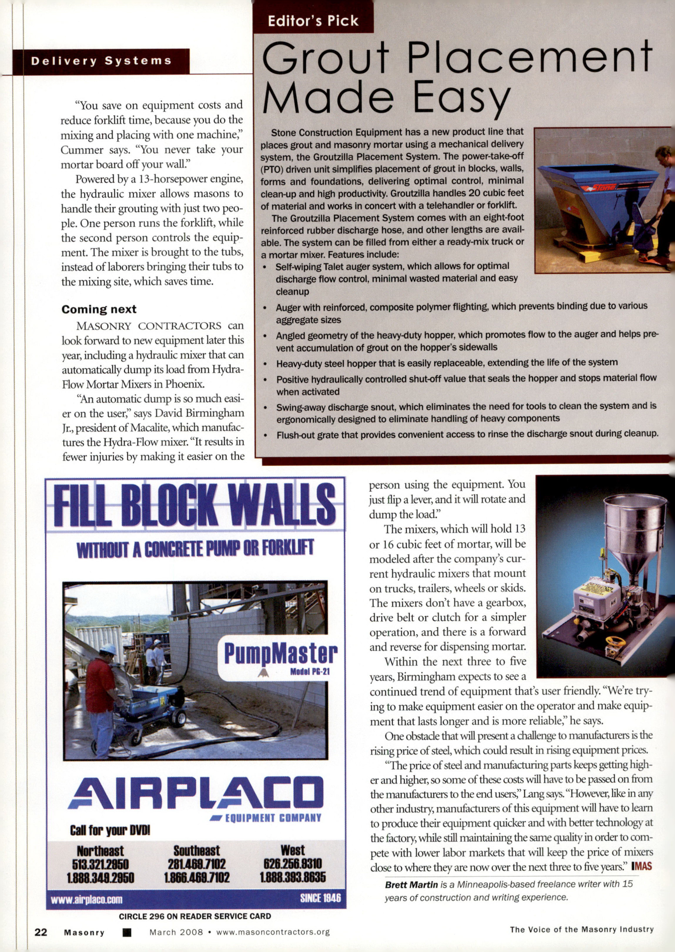 Masonry Magazine March 2008 Page. 24