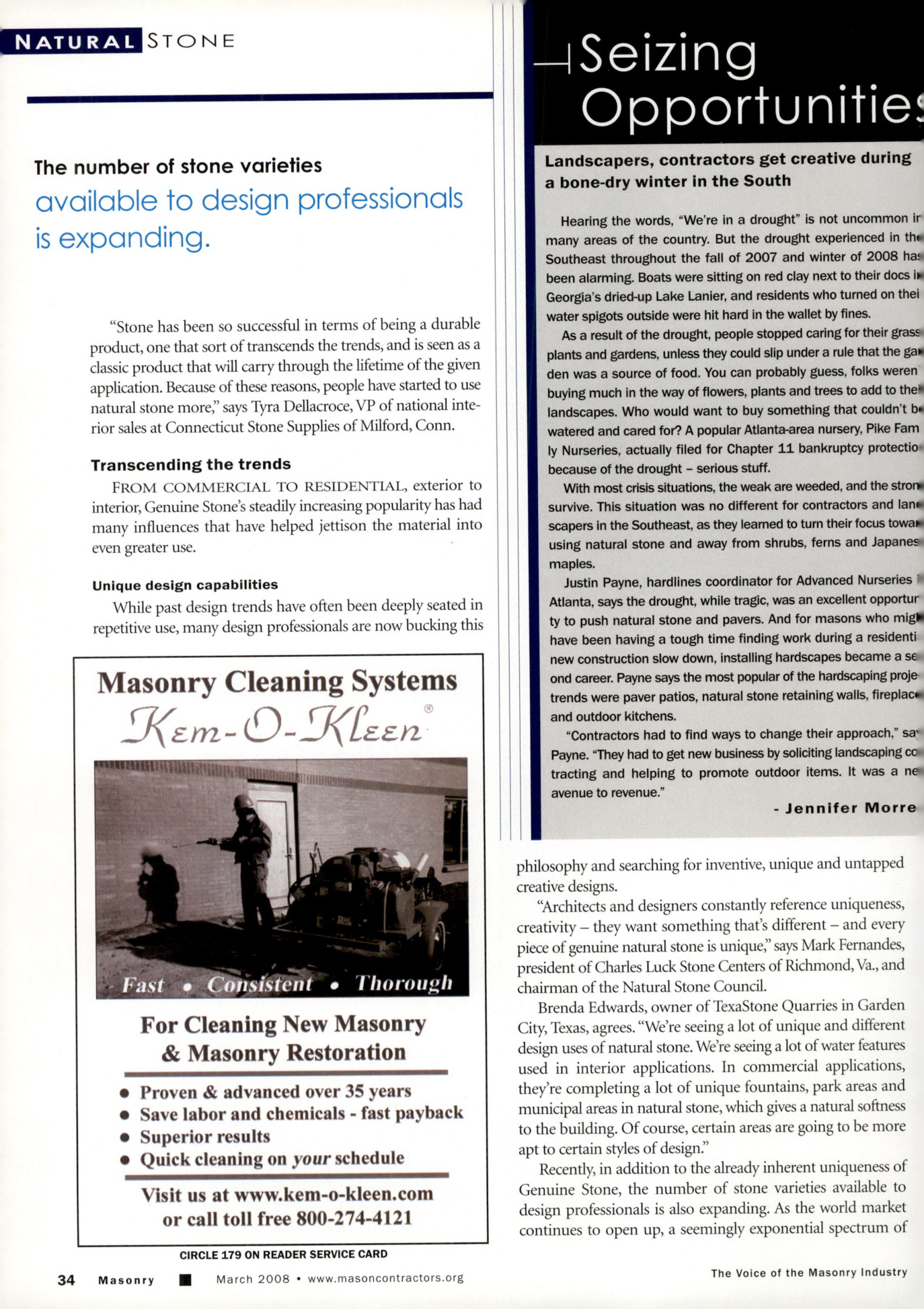 Masonry Magazine March 2008 Page. 36
