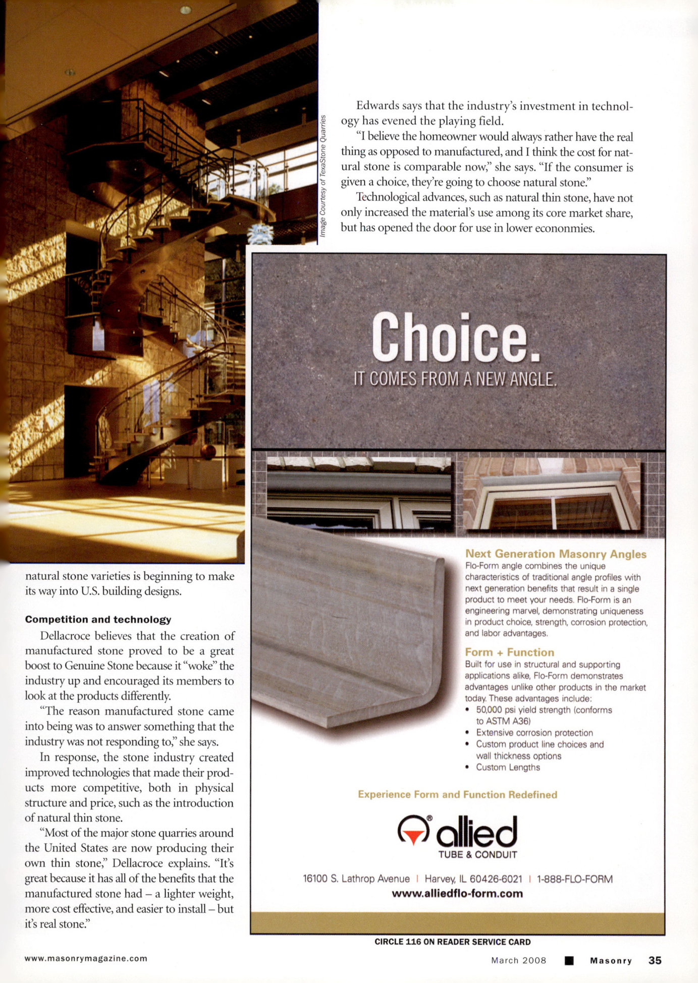 Masonry Magazine March 2008 Page. 37