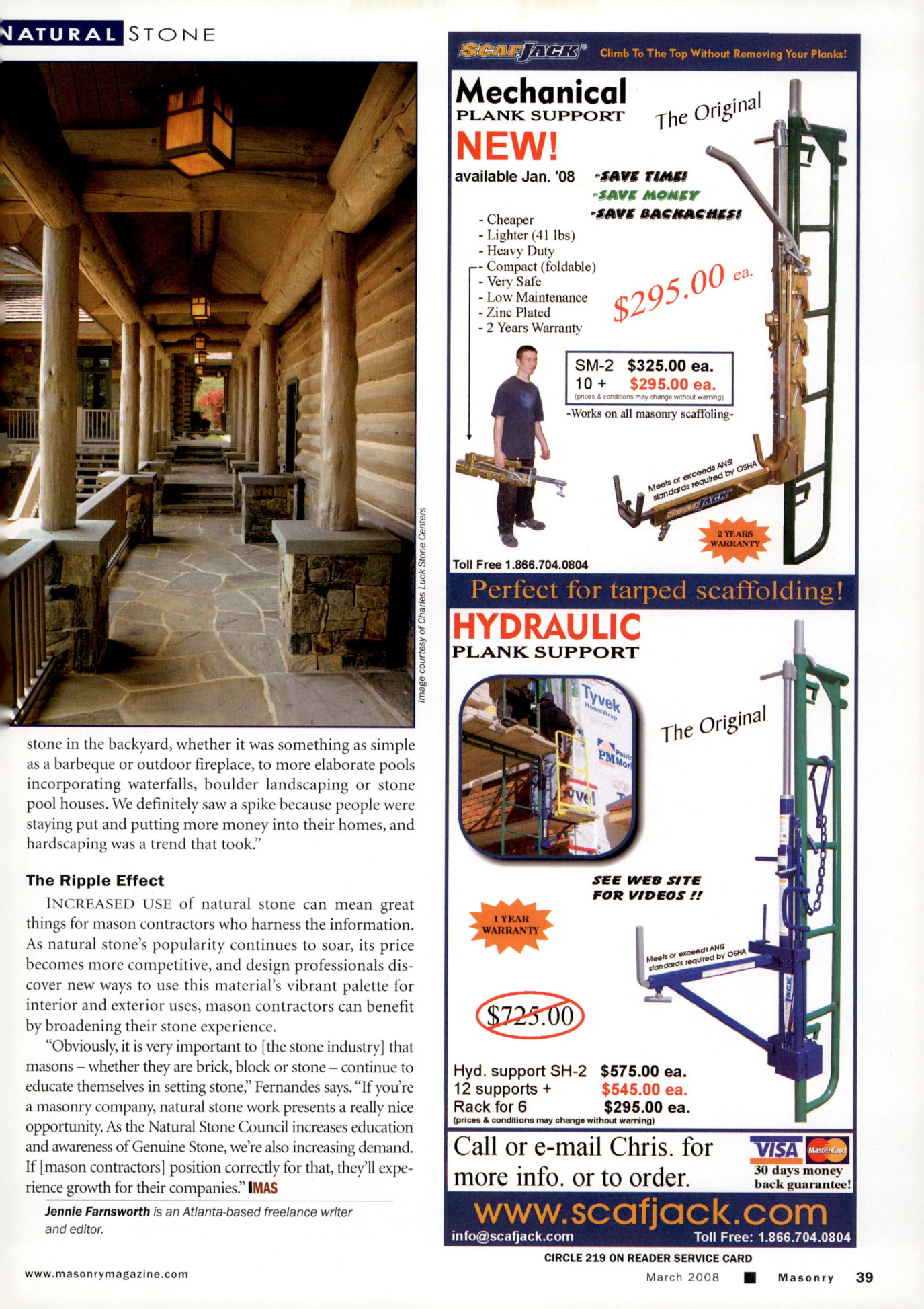 Masonry Magazine March 2008 Page. 41