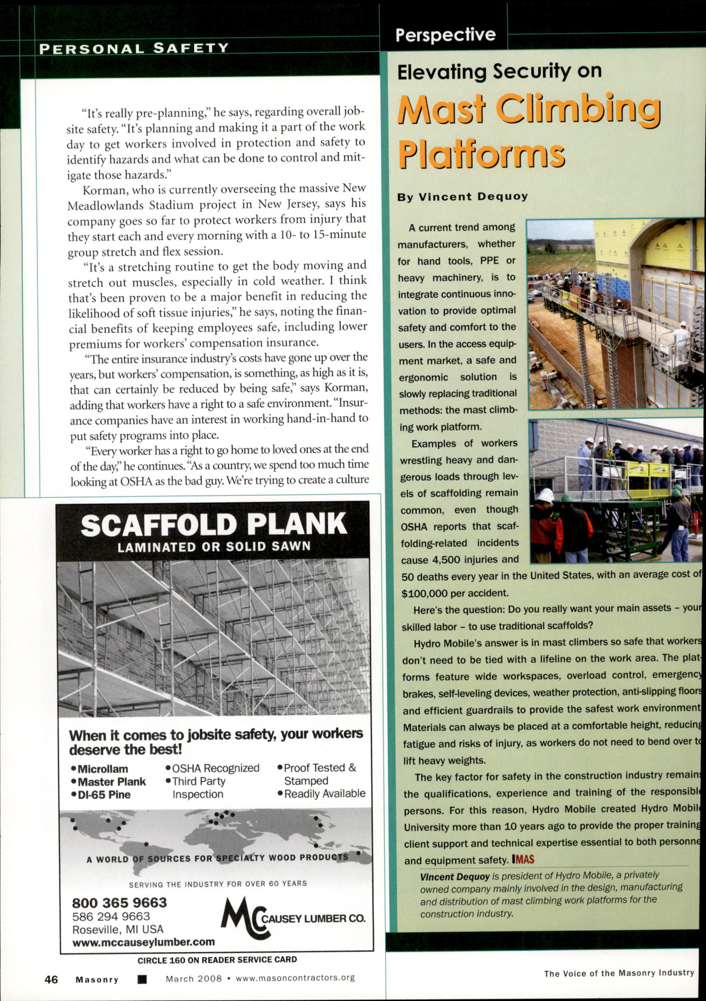 Masonry Magazine March 2008 Page. 48