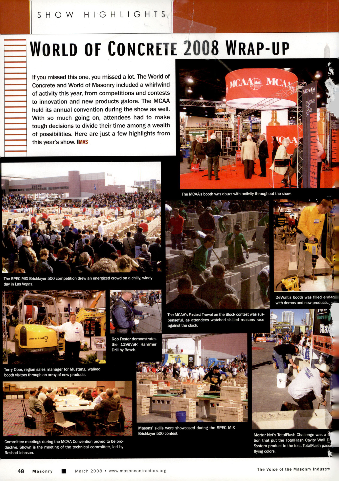 Masonry Magazine March 2008 Page. 50