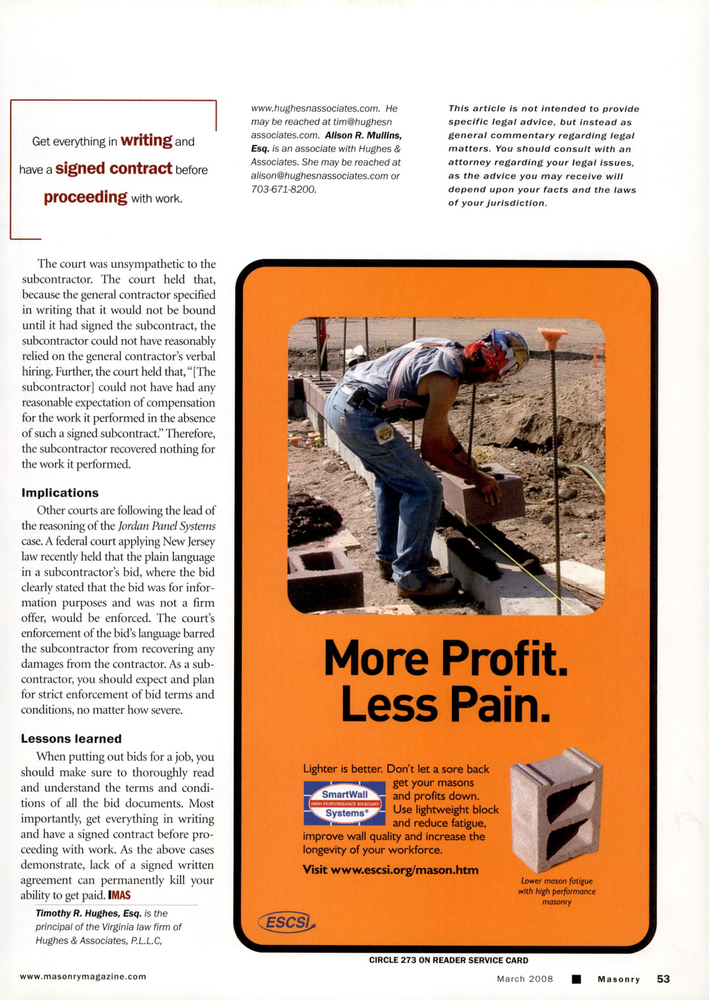 Masonry Magazine March 2008 Page. 63