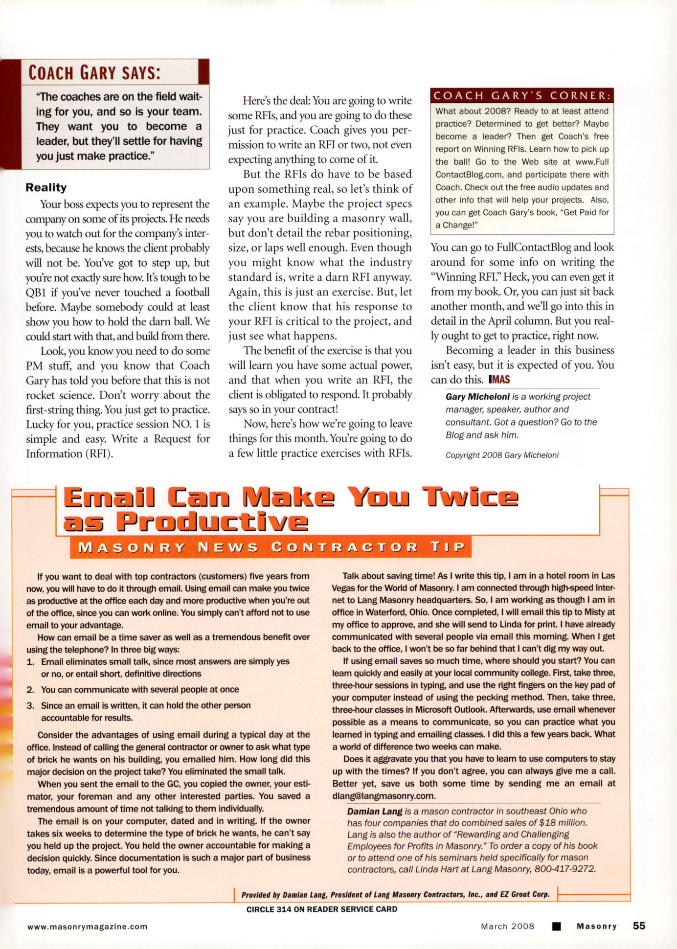 Masonry Magazine March 2008 Page. 65