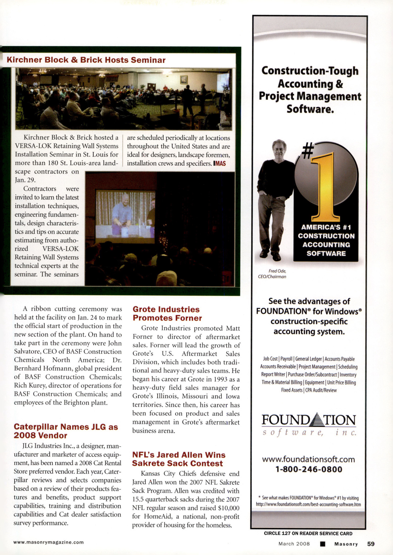 Masonry Magazine March 2008 Page. 69