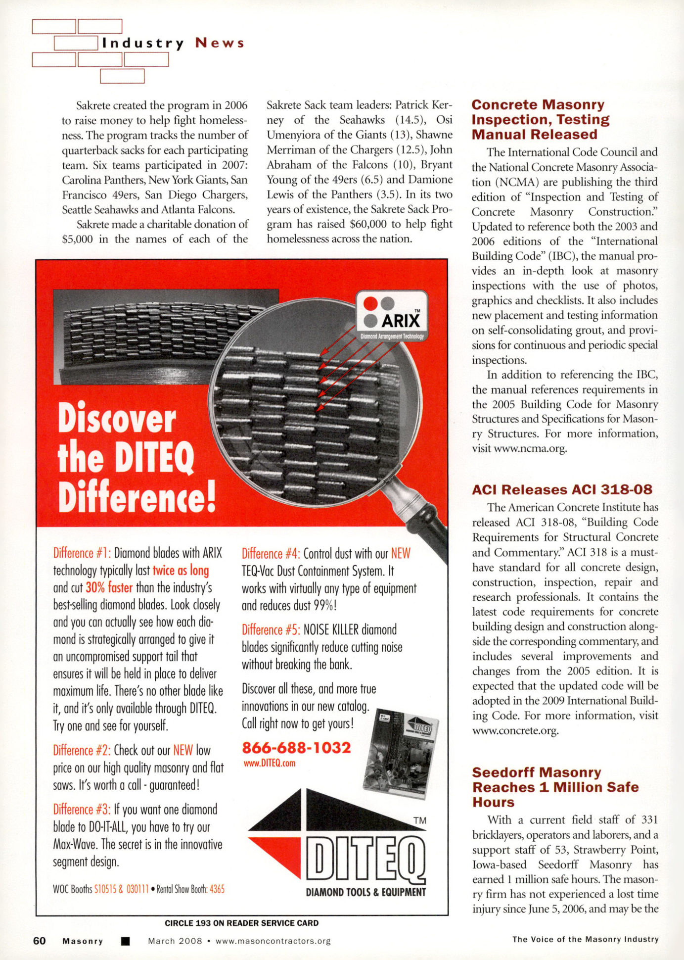 Masonry Magazine March 2008 Page. 70