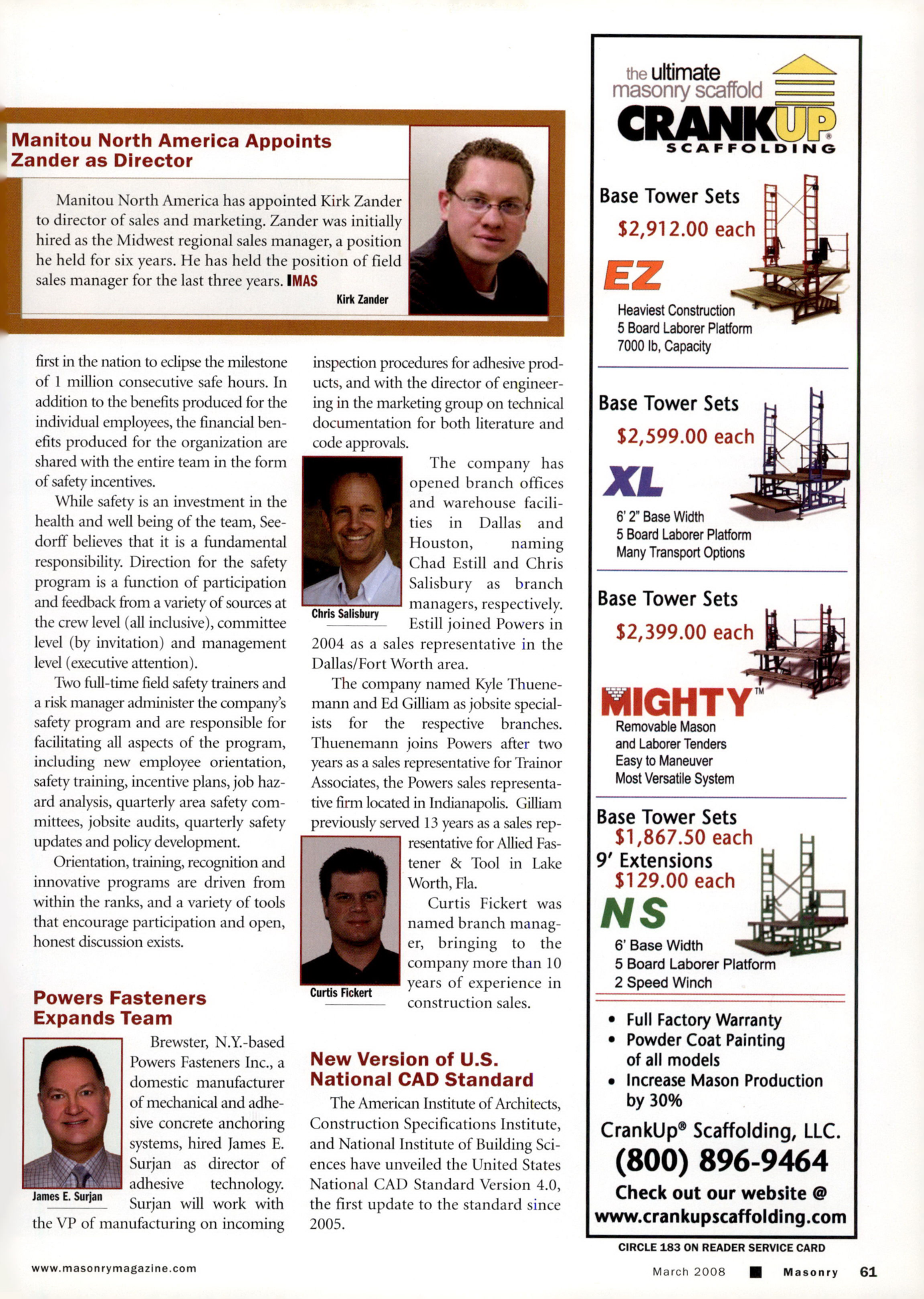 Masonry Magazine March 2008 Page. 71
