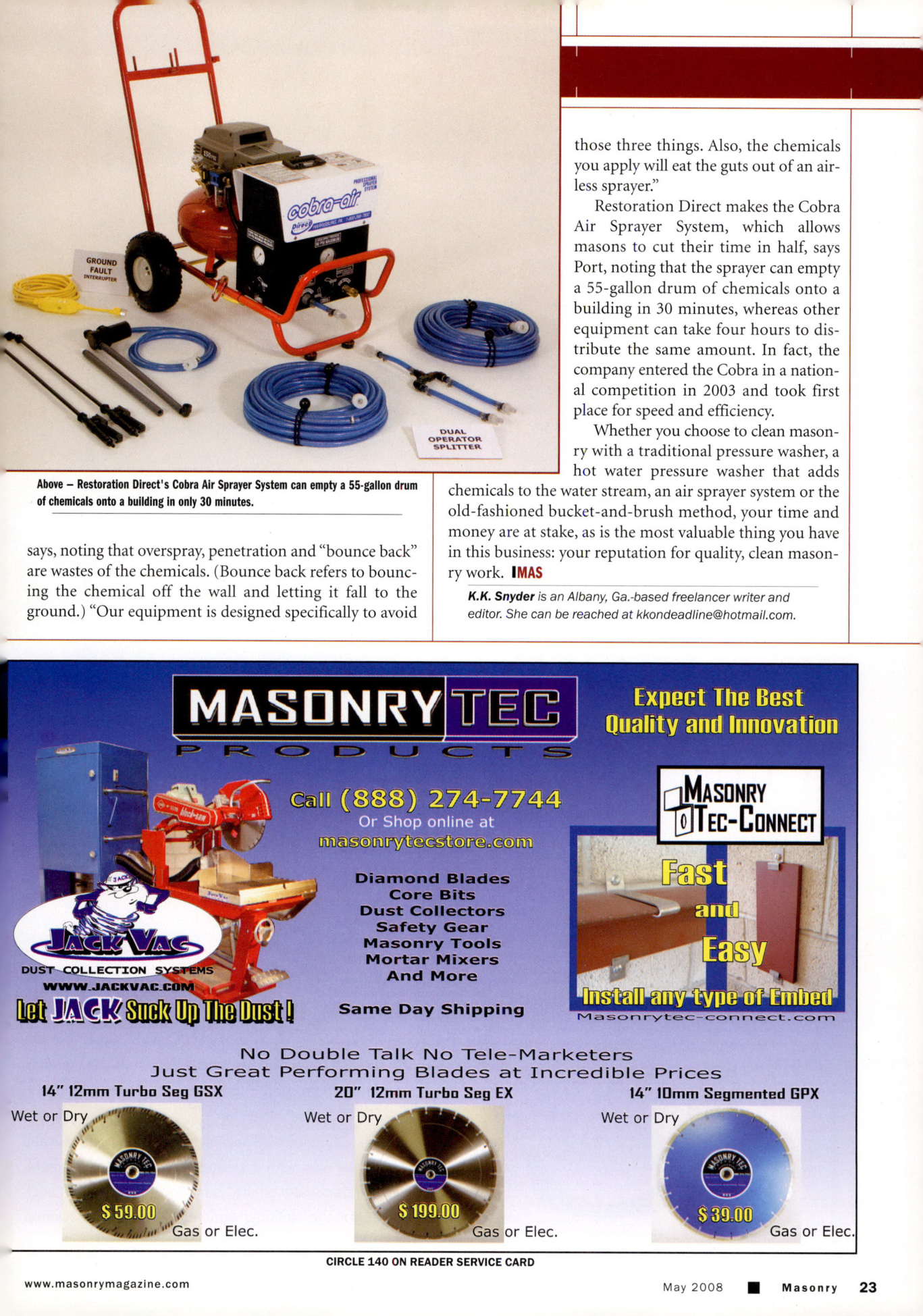 Masonry Magazine May 2008 Page. 25