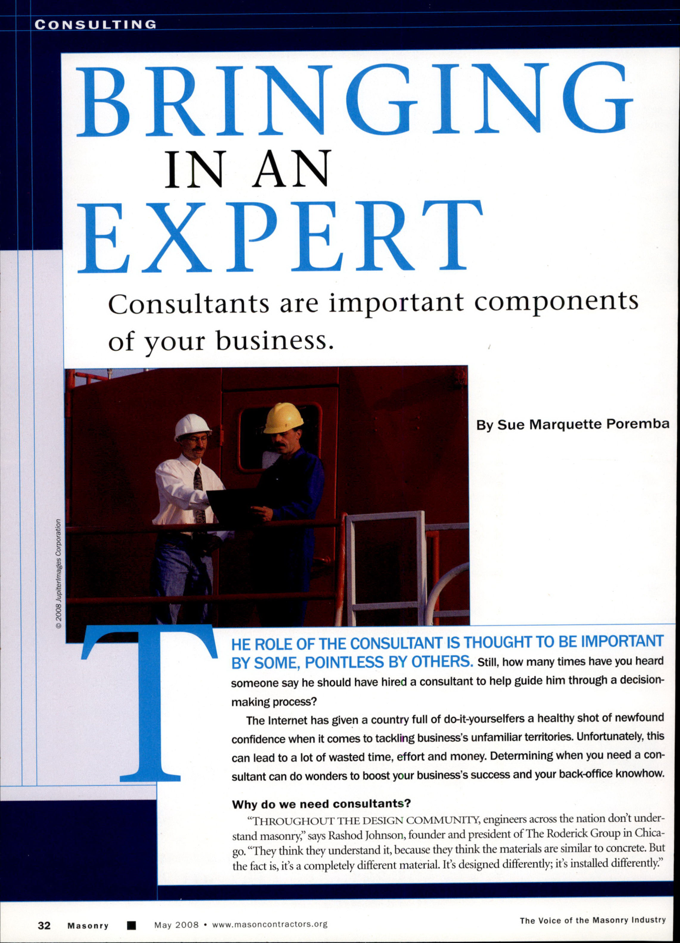 Masonry Magazine May 2008 Page. 34