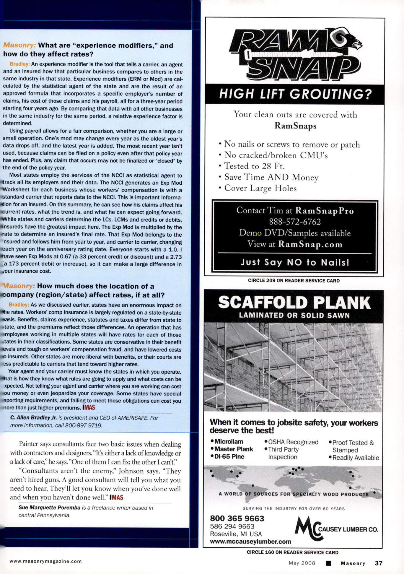 Masonry Magazine May 2008 Page. 39
