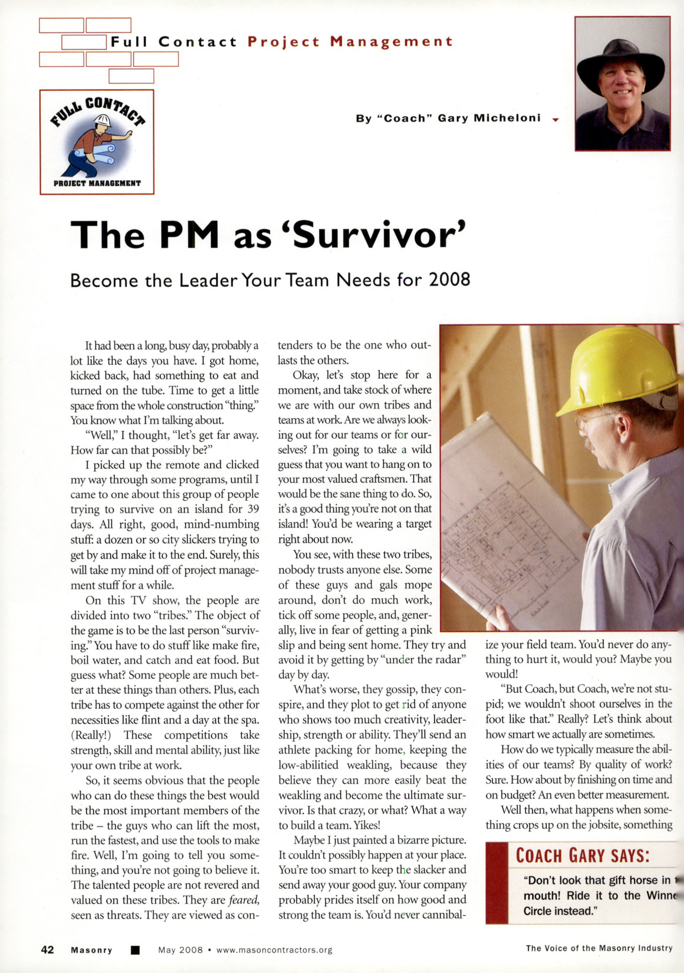 Masonry Magazine May 2008 Page. 44