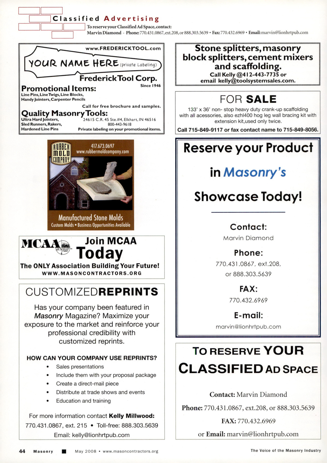 Masonry Magazine May 2008 Page. 46