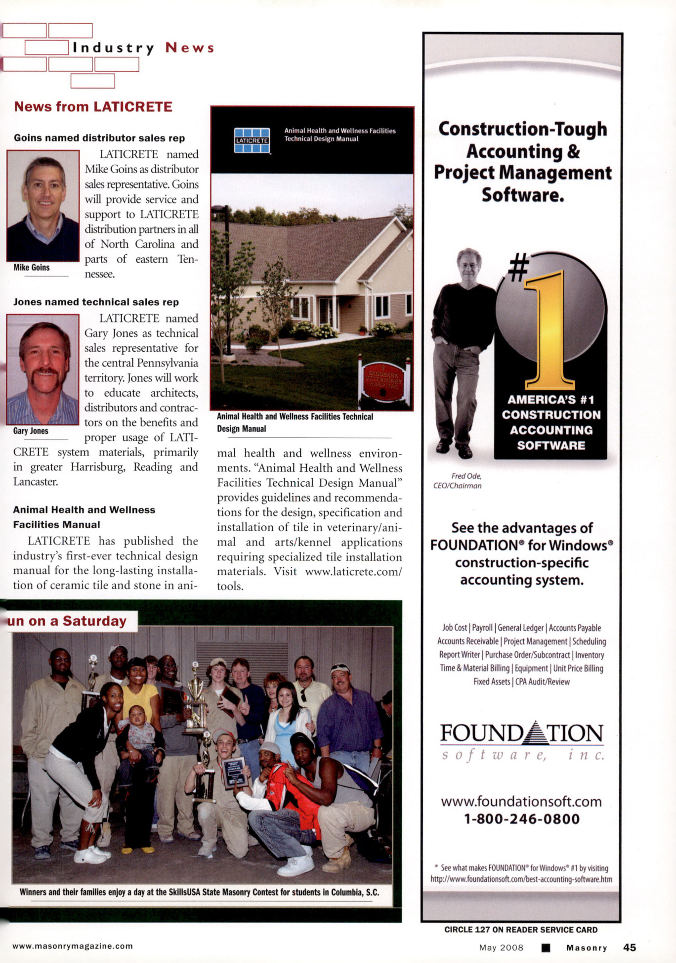 Masonry Magazine May 2008 Page. 47