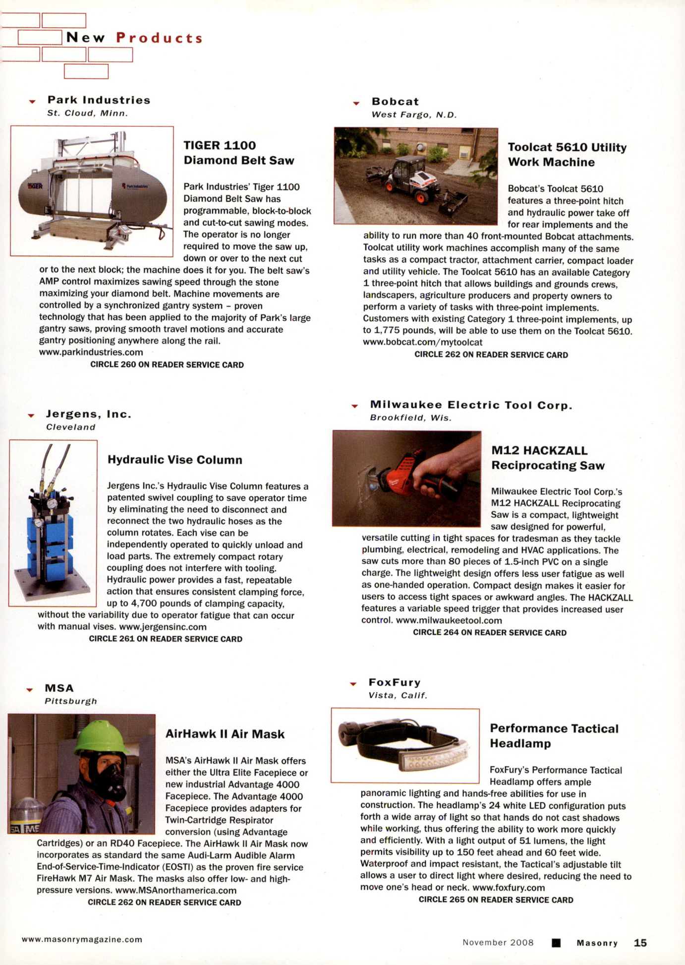 Masonry Magazine November 2008 Page. 17