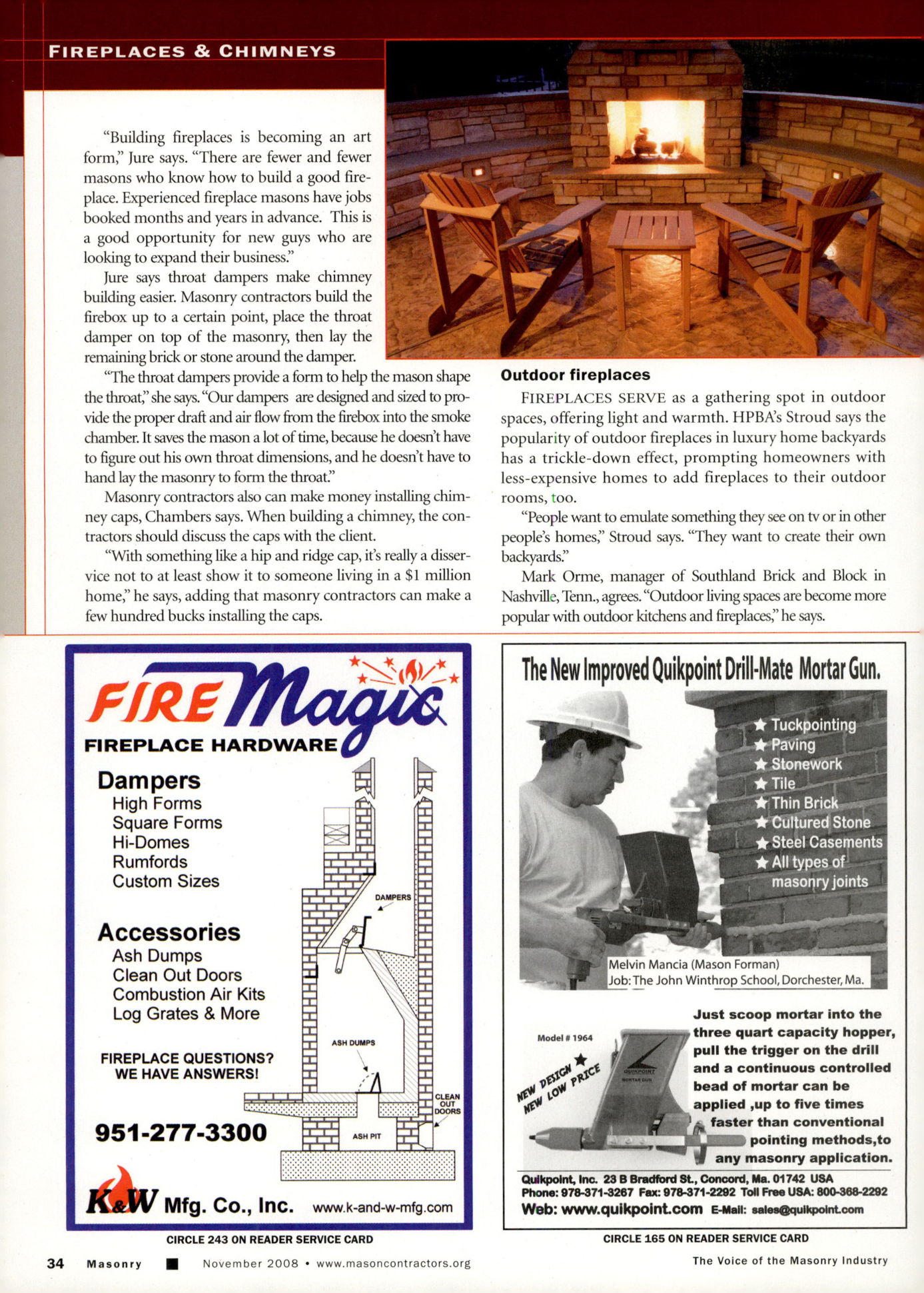 Masonry Magazine November 2008 Page. 36
