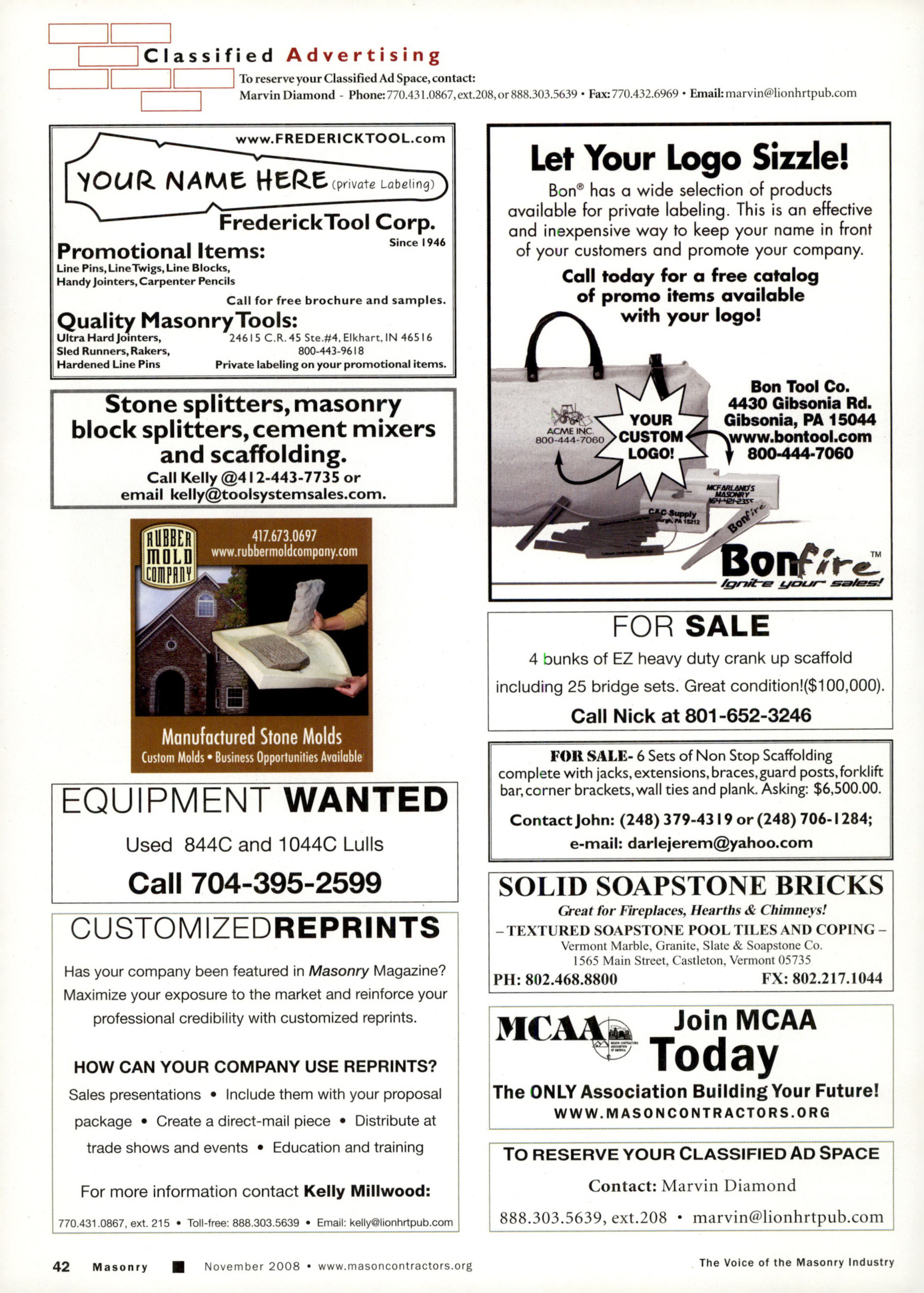Masonry Magazine November 2008 Page. 44