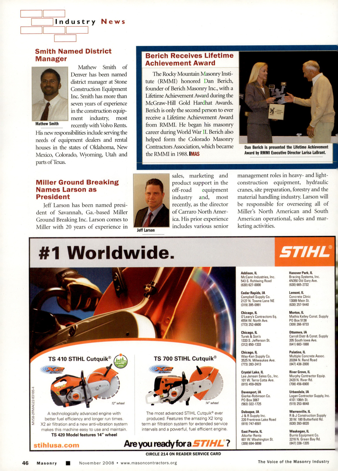 Masonry Magazine November 2008 Page. 48