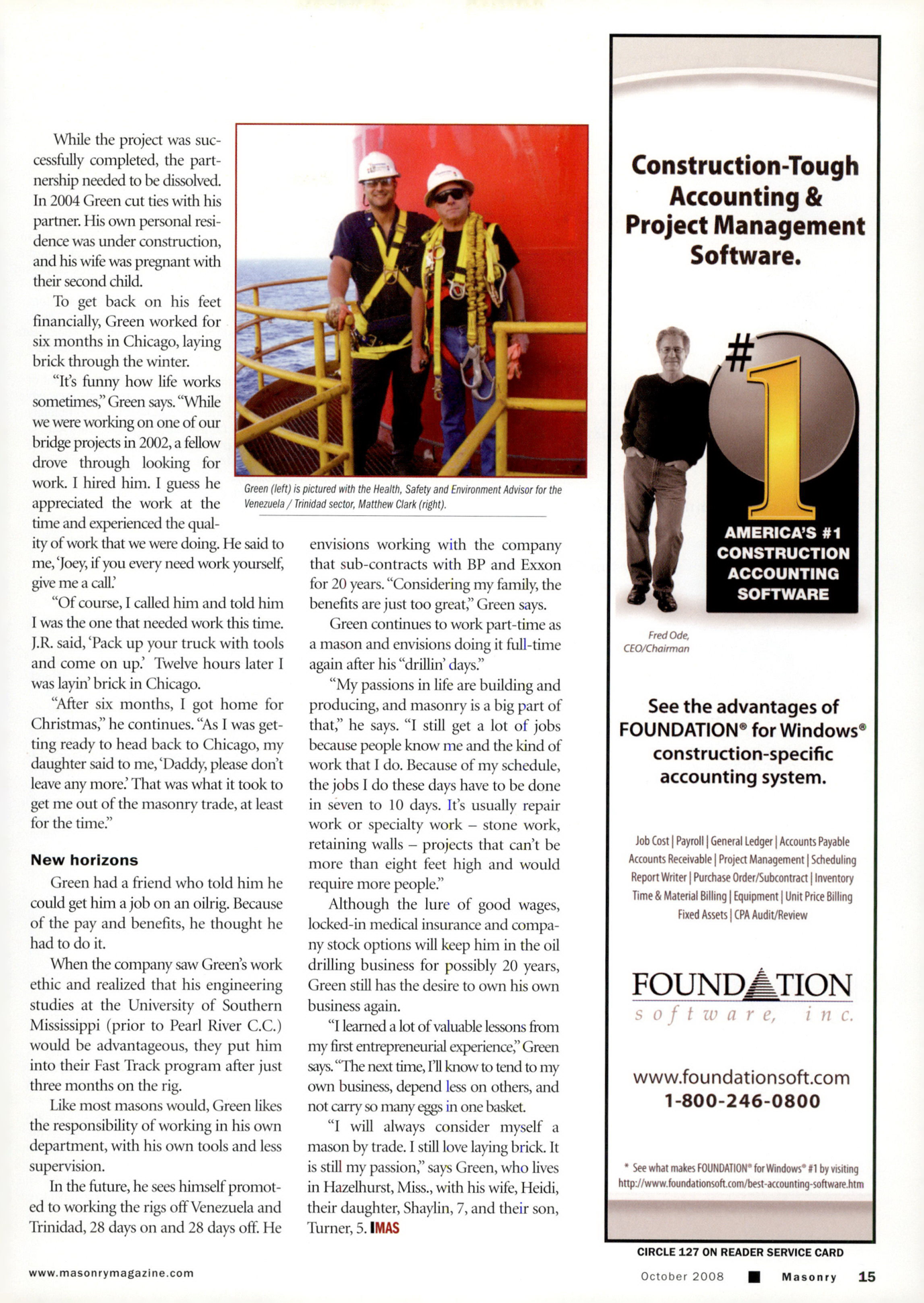 Masonry Magazine October 2008 Page. 17