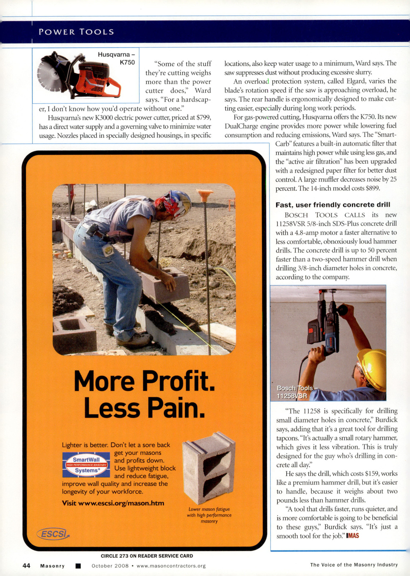 Masonry Magazine October 2008 Page. 46