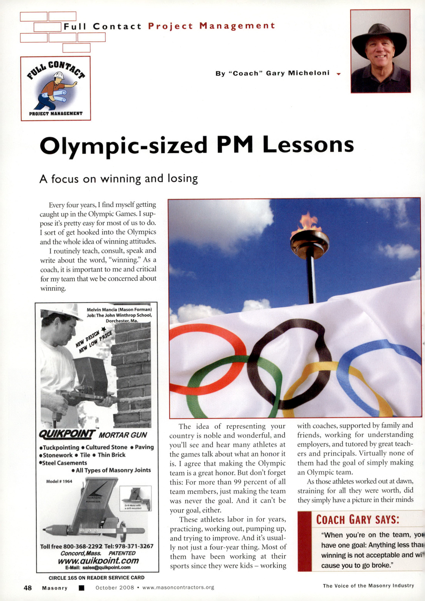 Masonry Magazine October 2008 Page. 50