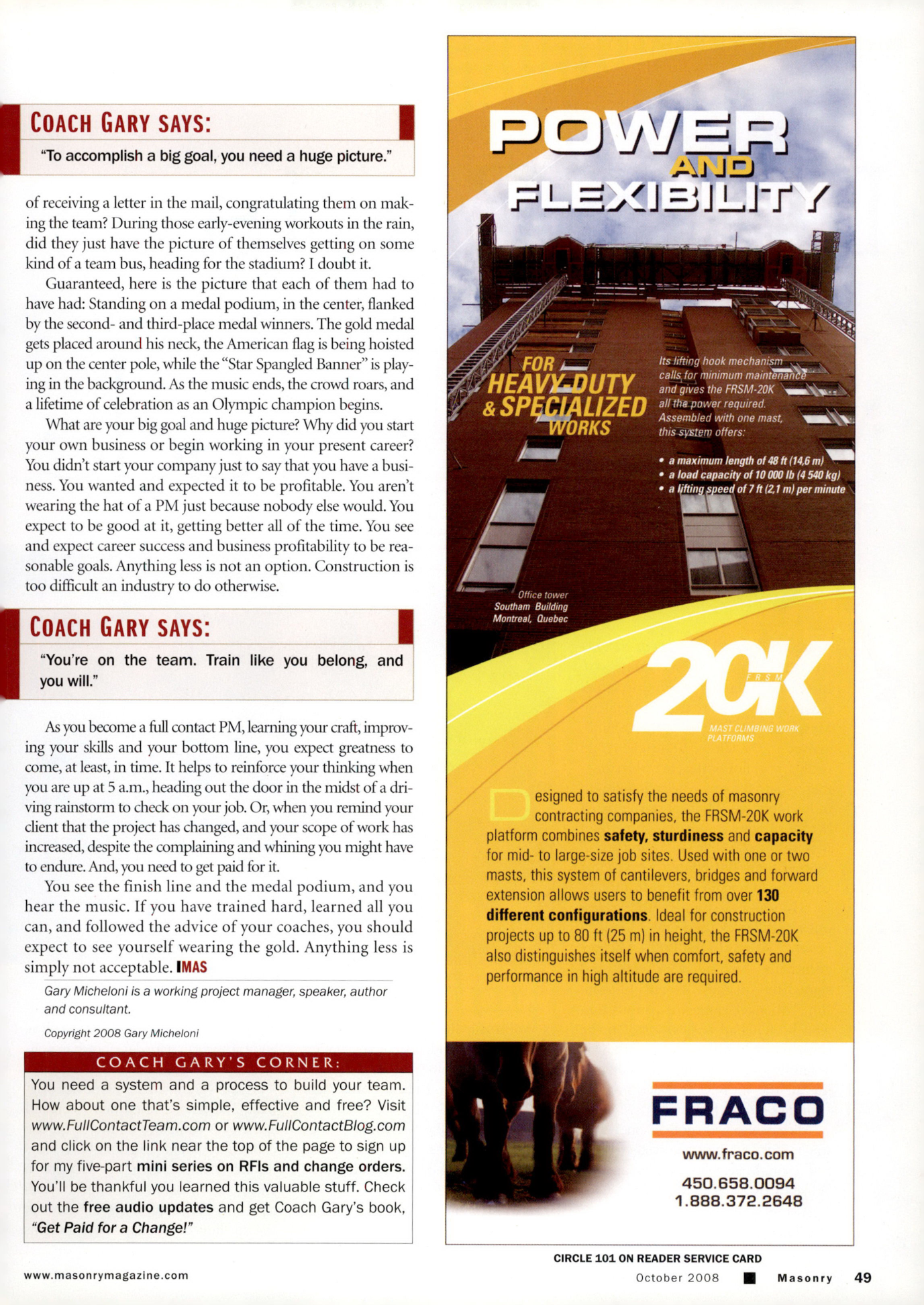 Masonry Magazine October 2008 Page. 51