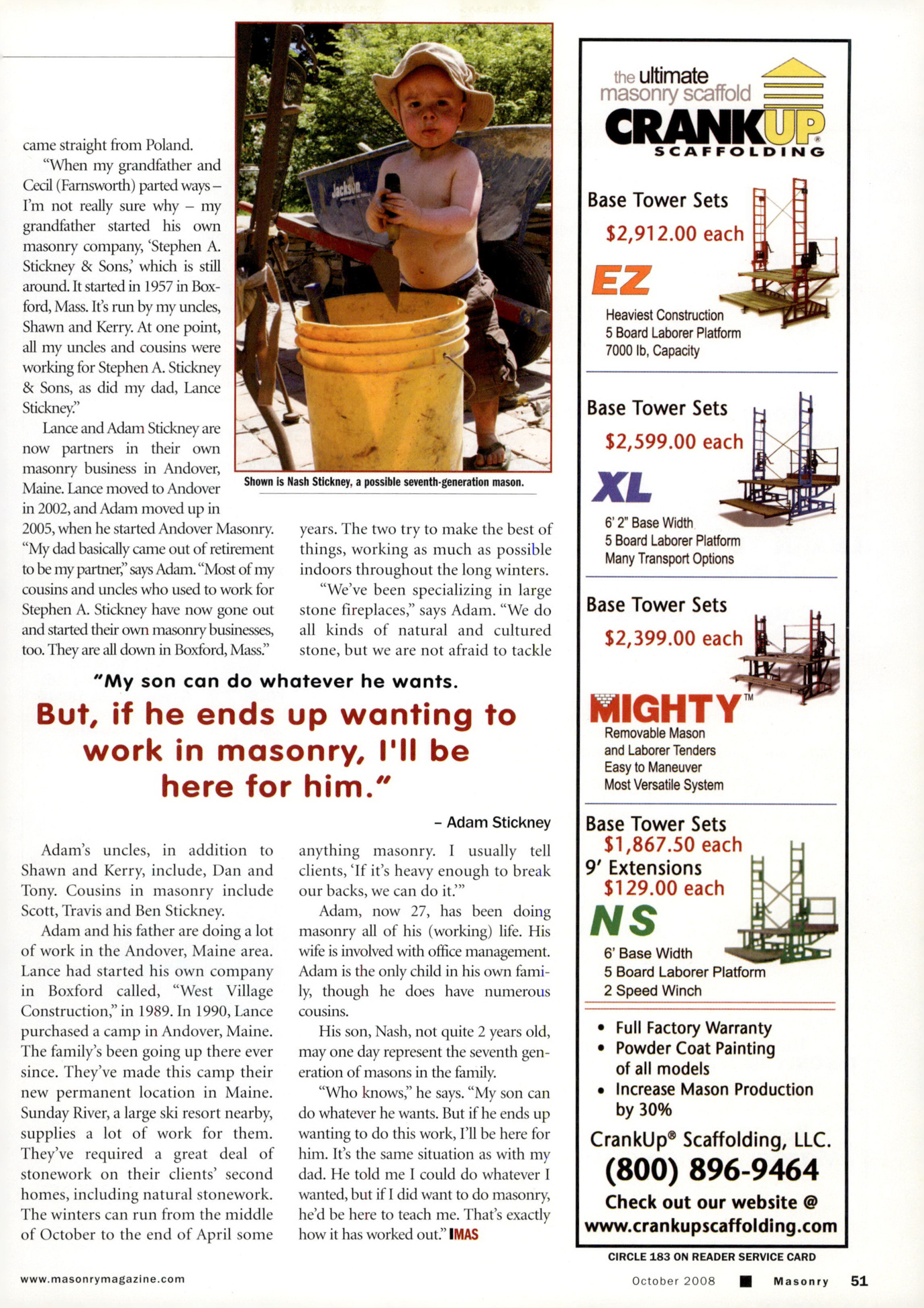 Masonry Magazine October 2008 Page. 53