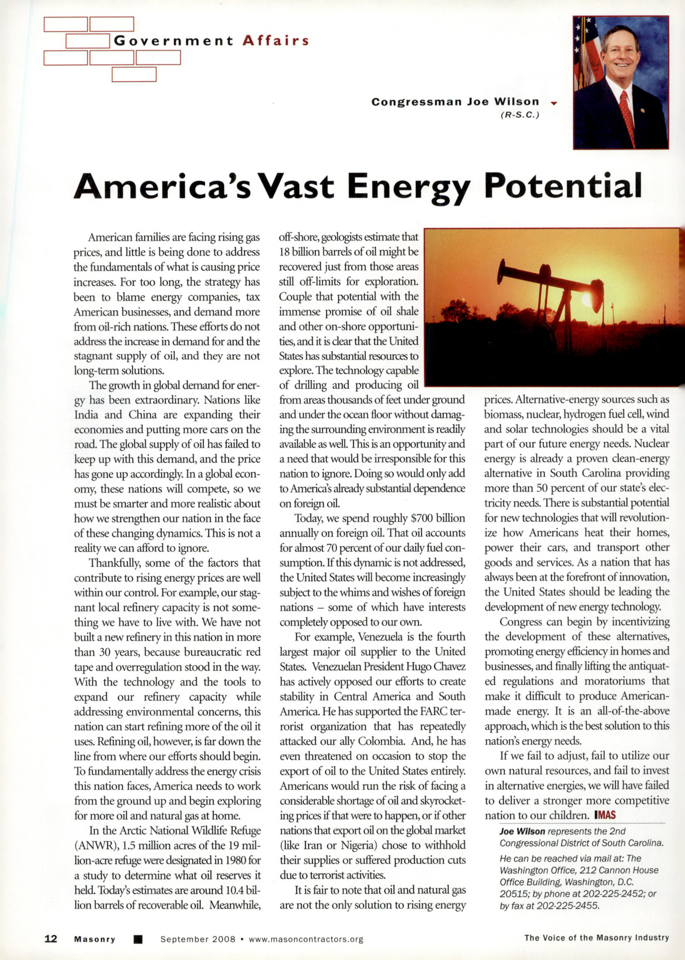 Masonry Magazine September 2008 Page. 14