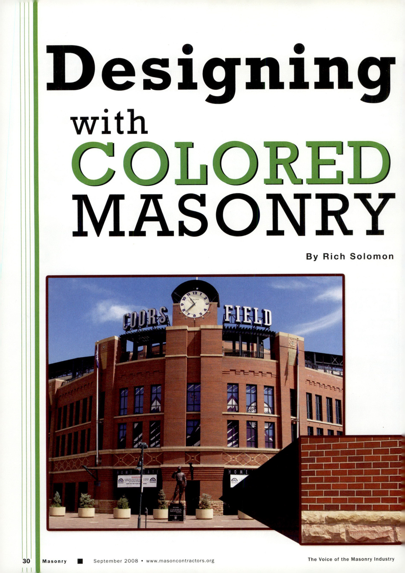 Masonry Magazine September 2008 Page. 32