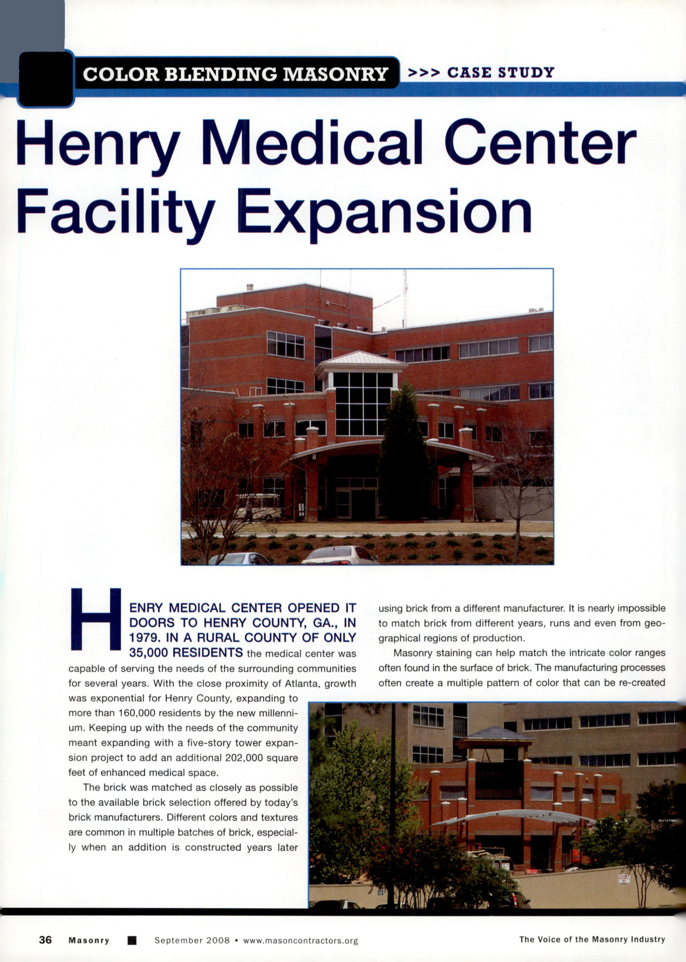 Masonry Magazine September 2008 Page. 38