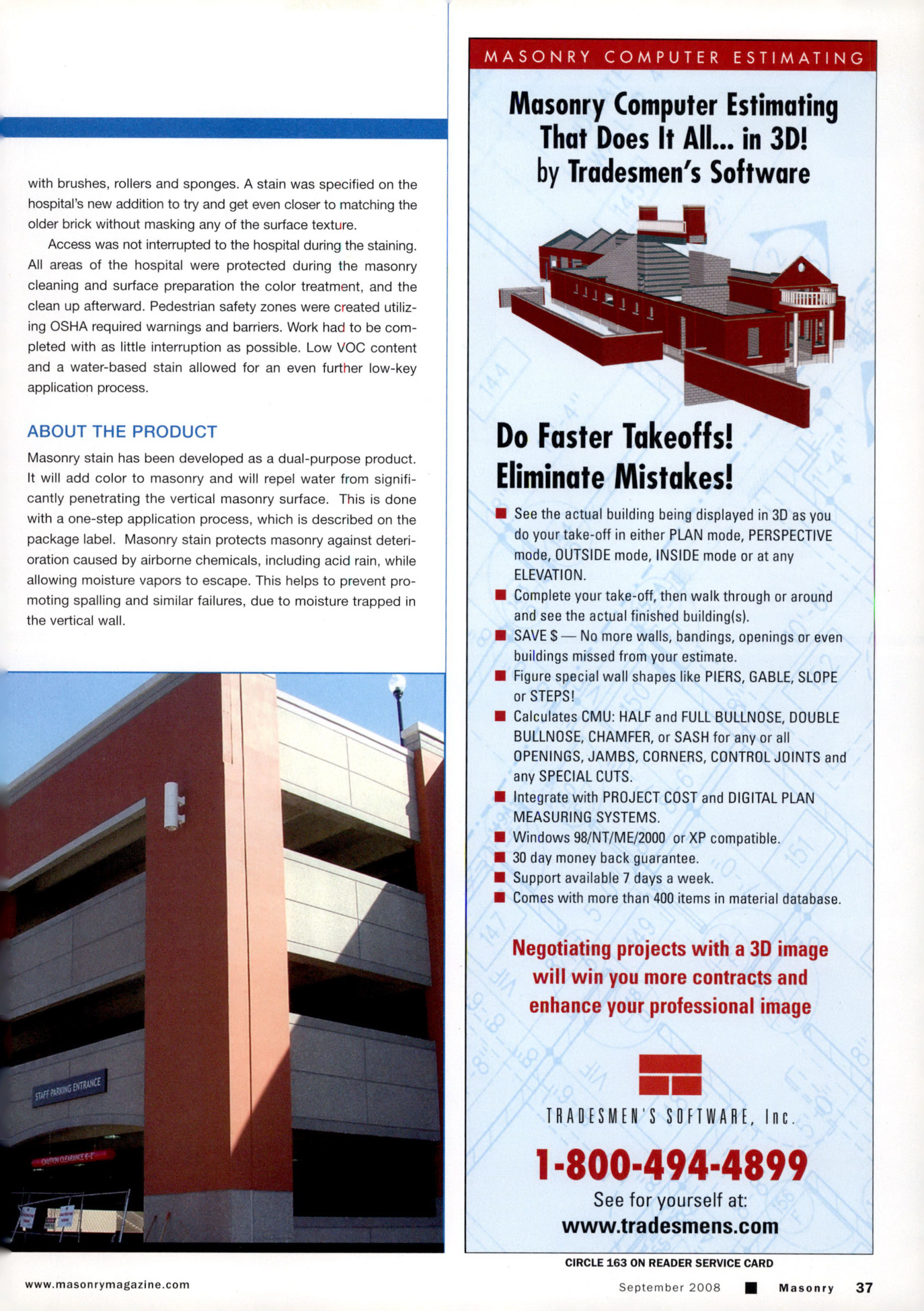 Masonry Magazine September 2008 Page. 39