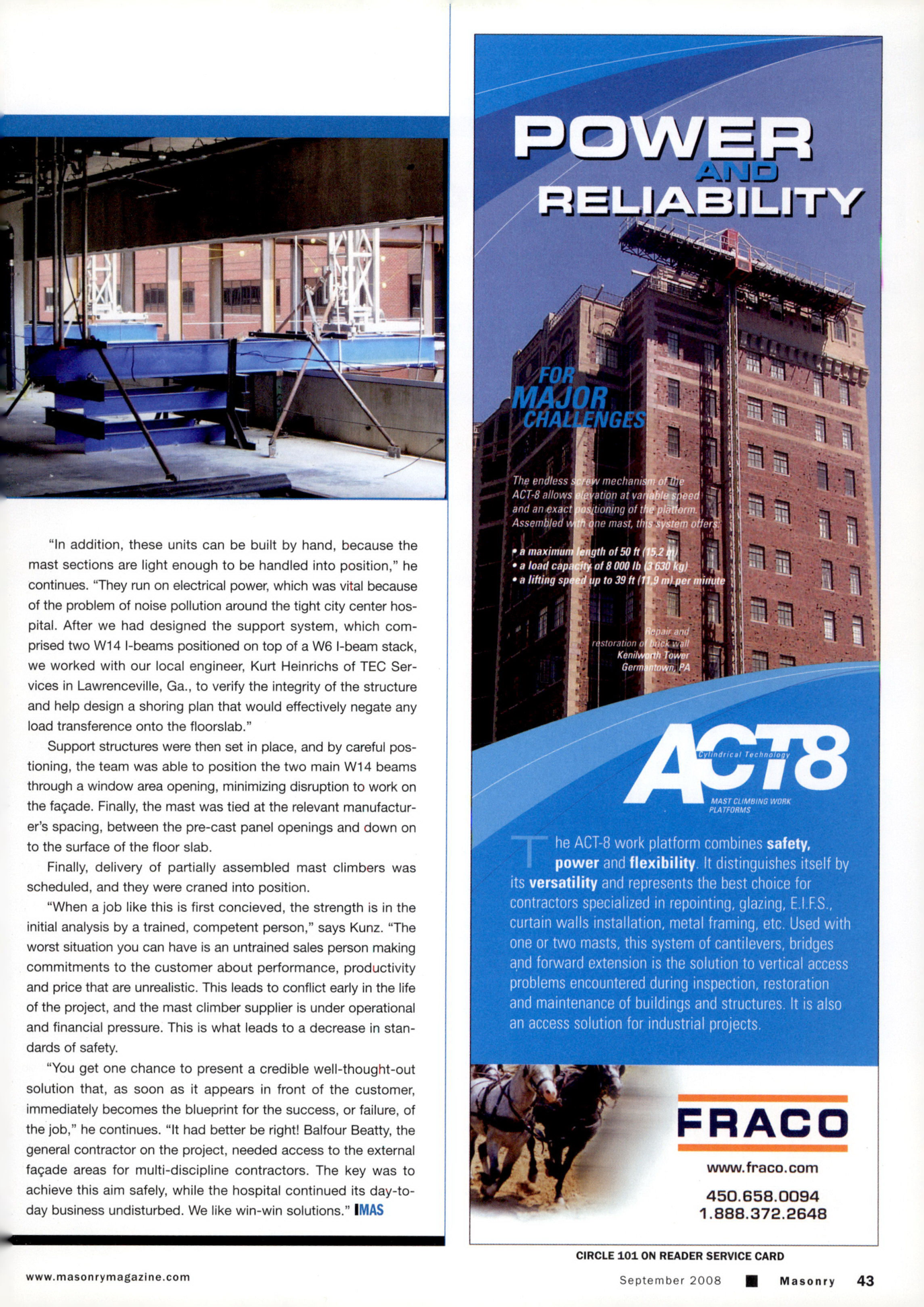 Masonry Magazine September 2008 Page. 45