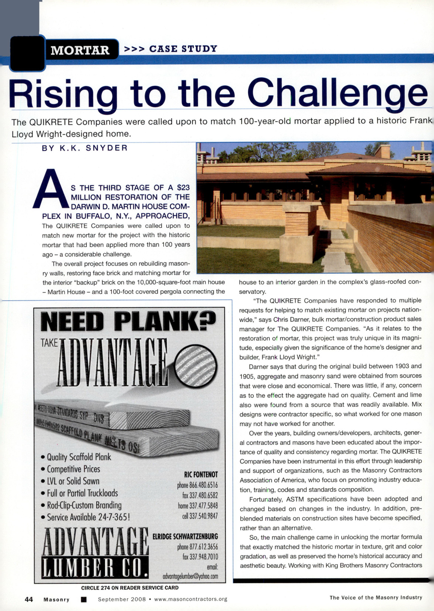 Masonry Magazine September 2008 Page. 46