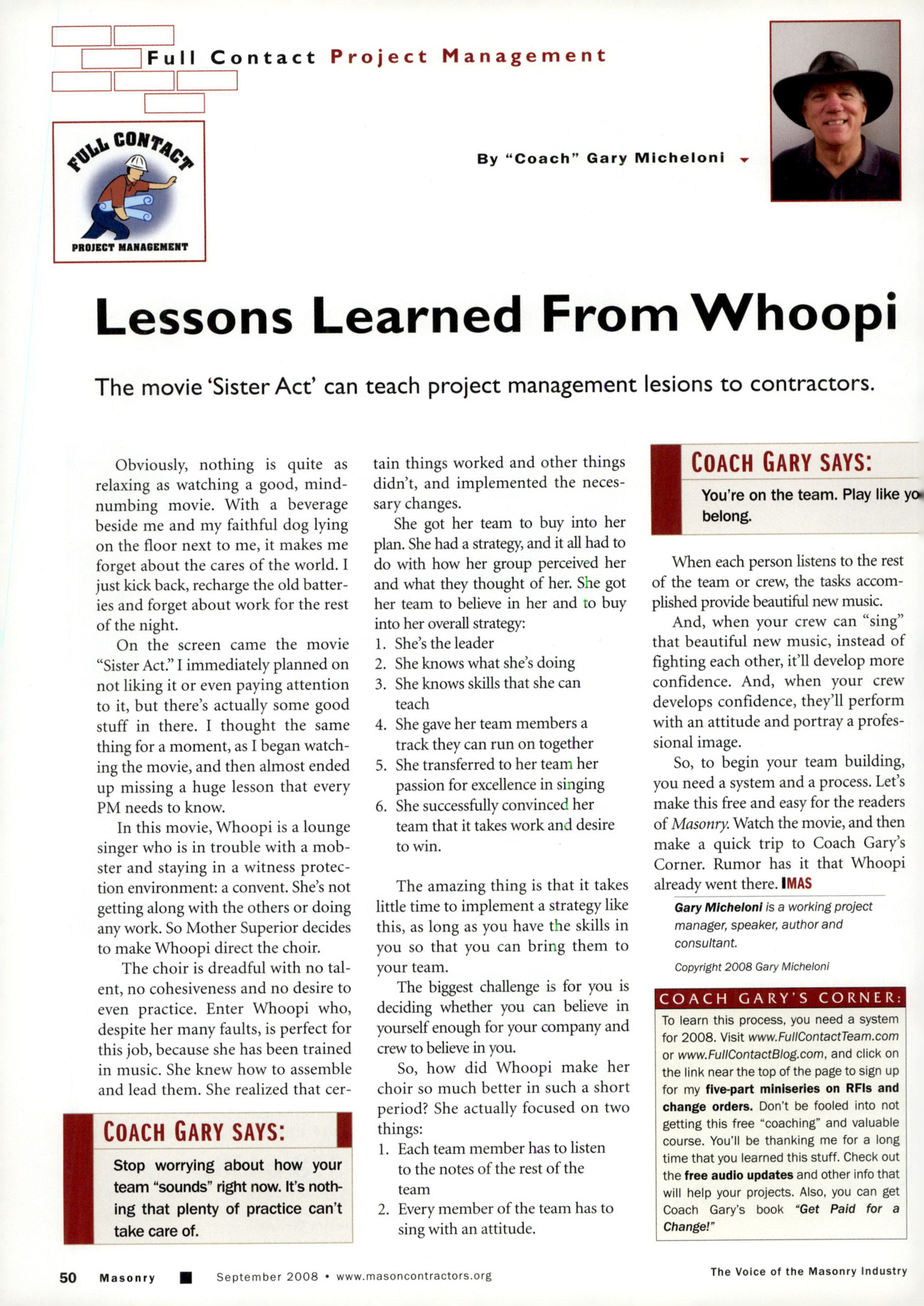 Masonry Magazine September 2008 Page. 52