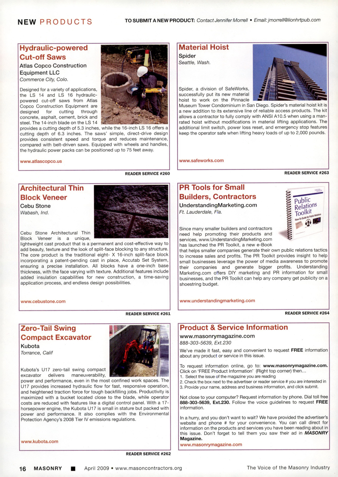 Masonry Magazine April 2009 Page. 18