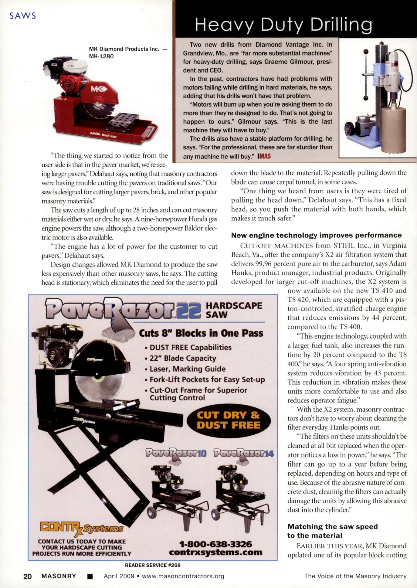 Masonry Magazine April 2009 Page. 22