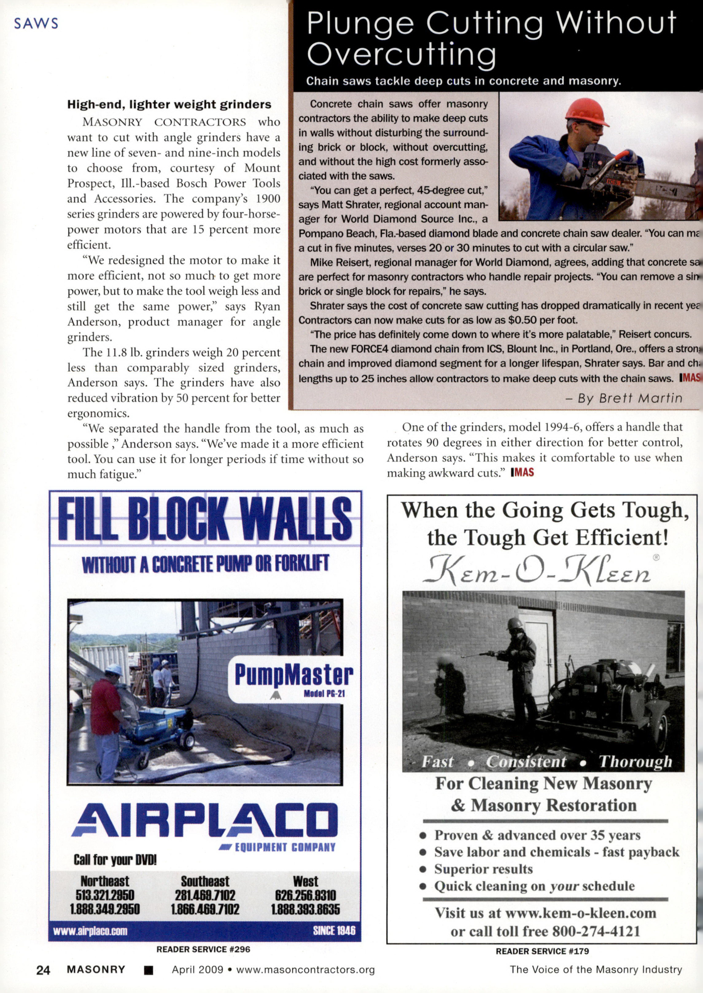 Masonry Magazine April 2009 Page. 26