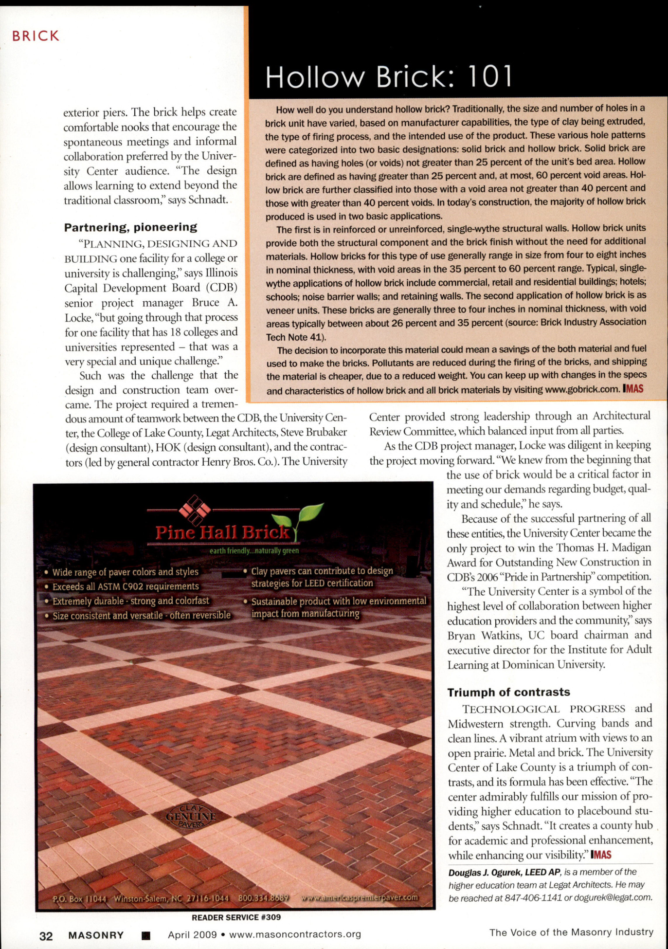 Masonry Magazine April 2009 Page. 34