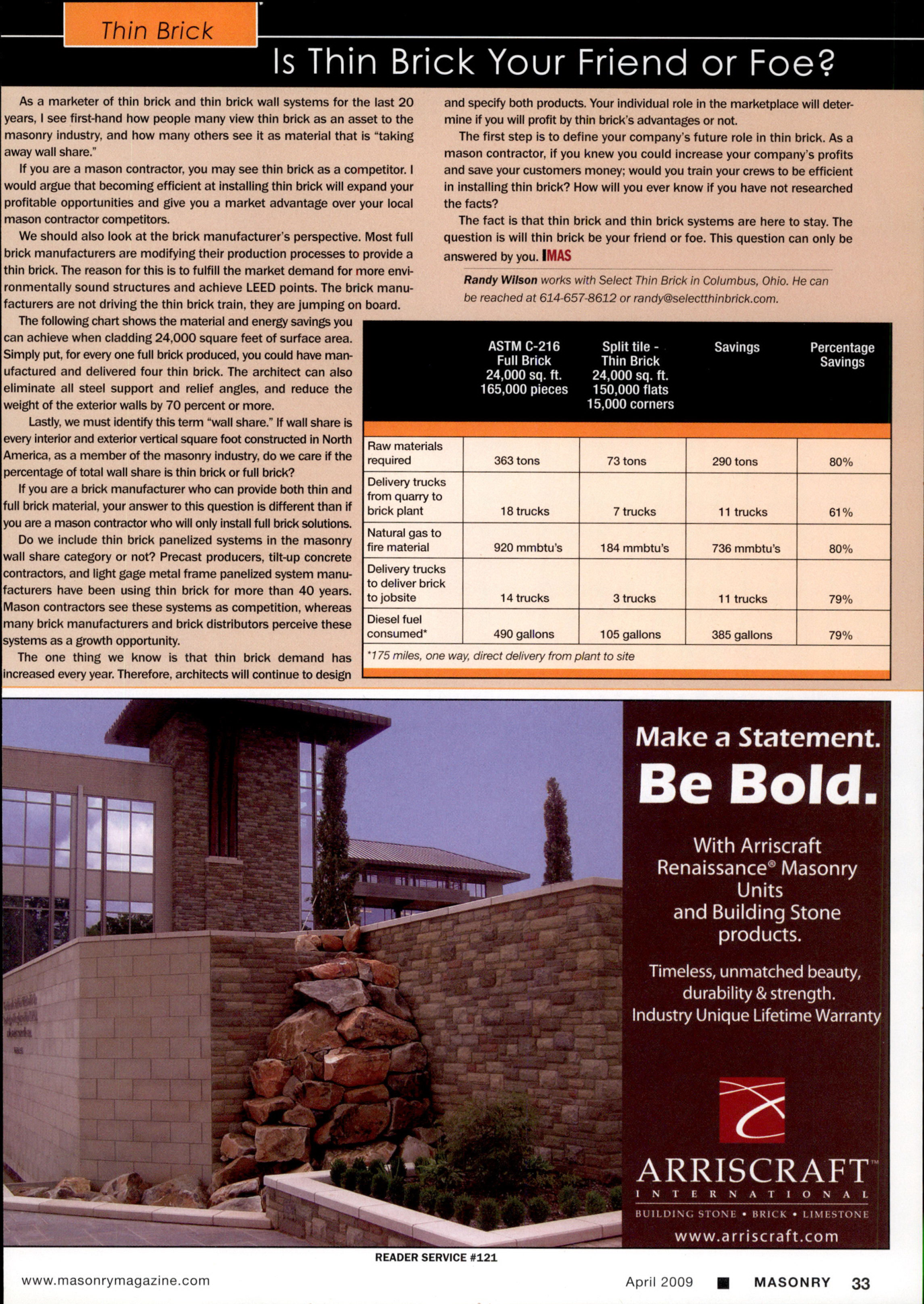 Masonry Magazine April 2009 Page. 35