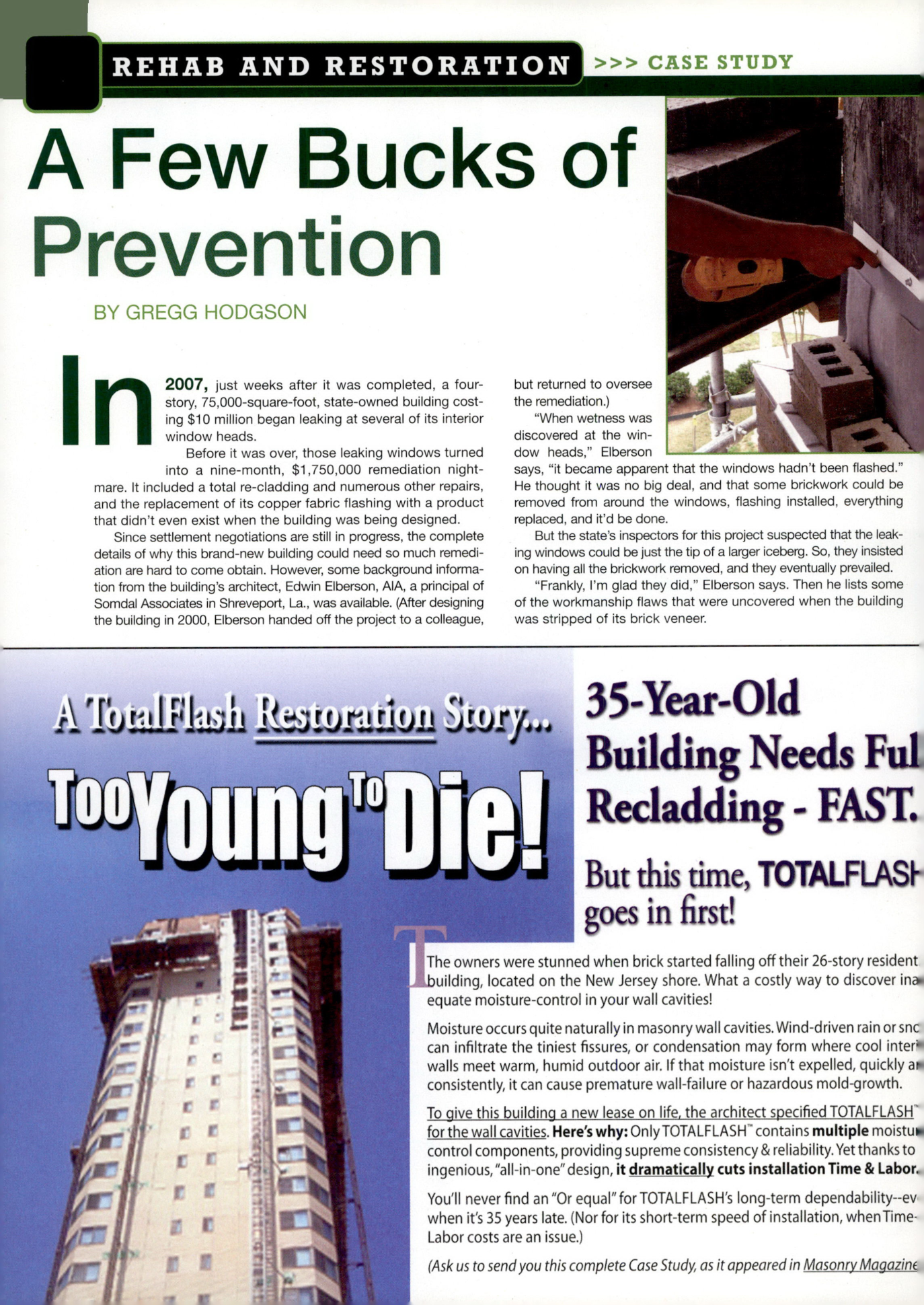 Masonry Magazine April 2009 Page. 38