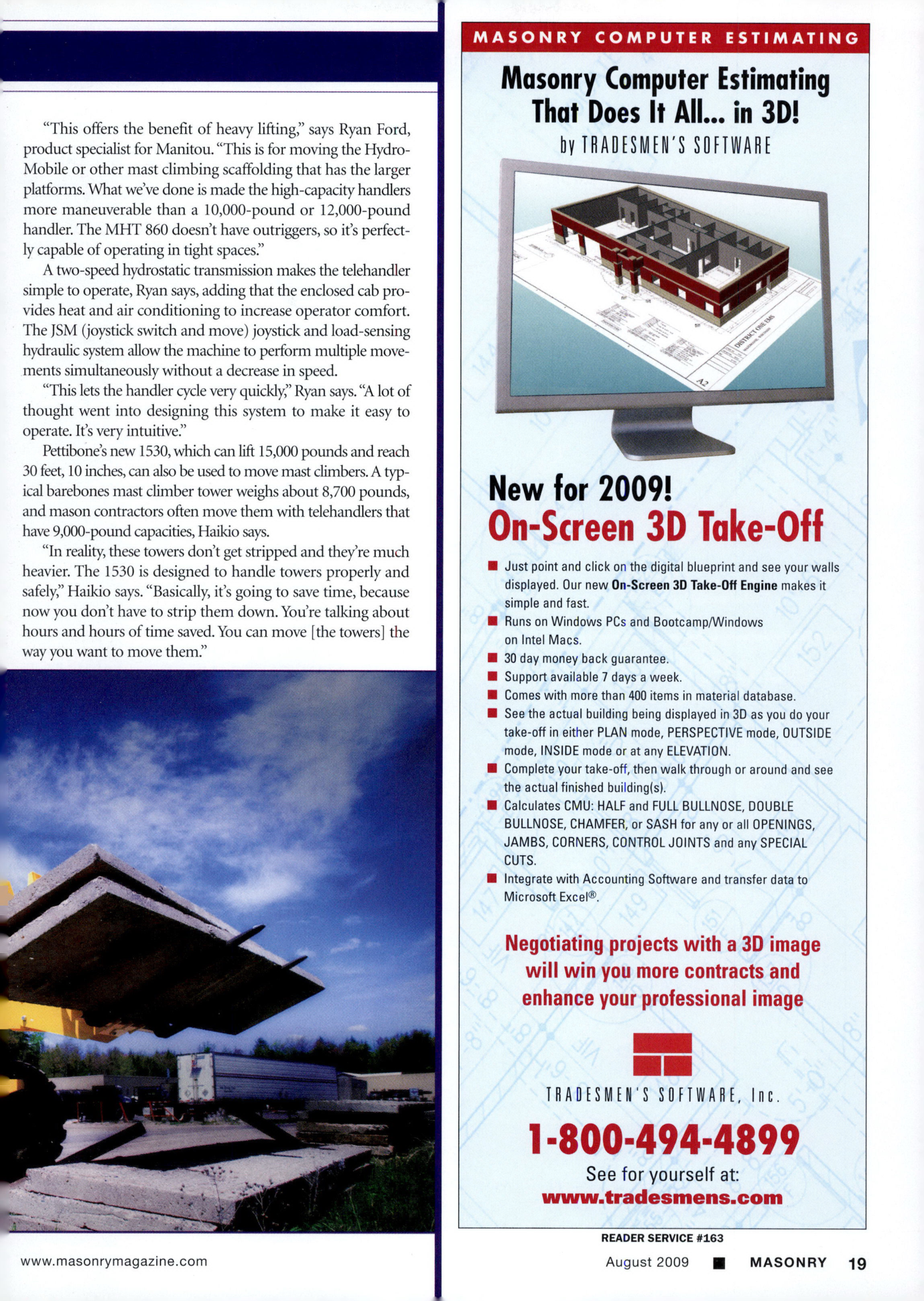 Masonry Magazine August 2009 Page. 21