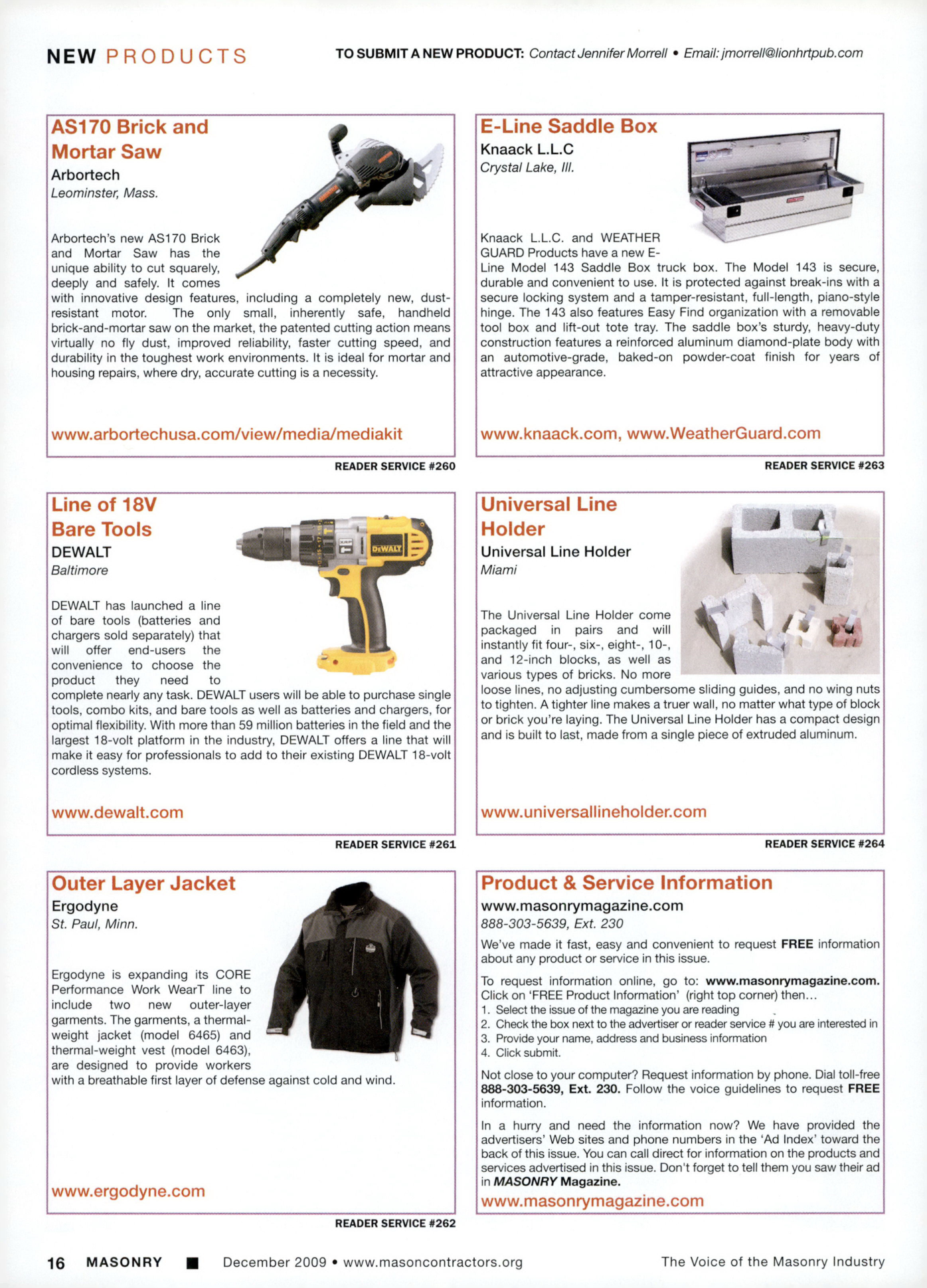 Masonry Magazine December 2009 Page. 18