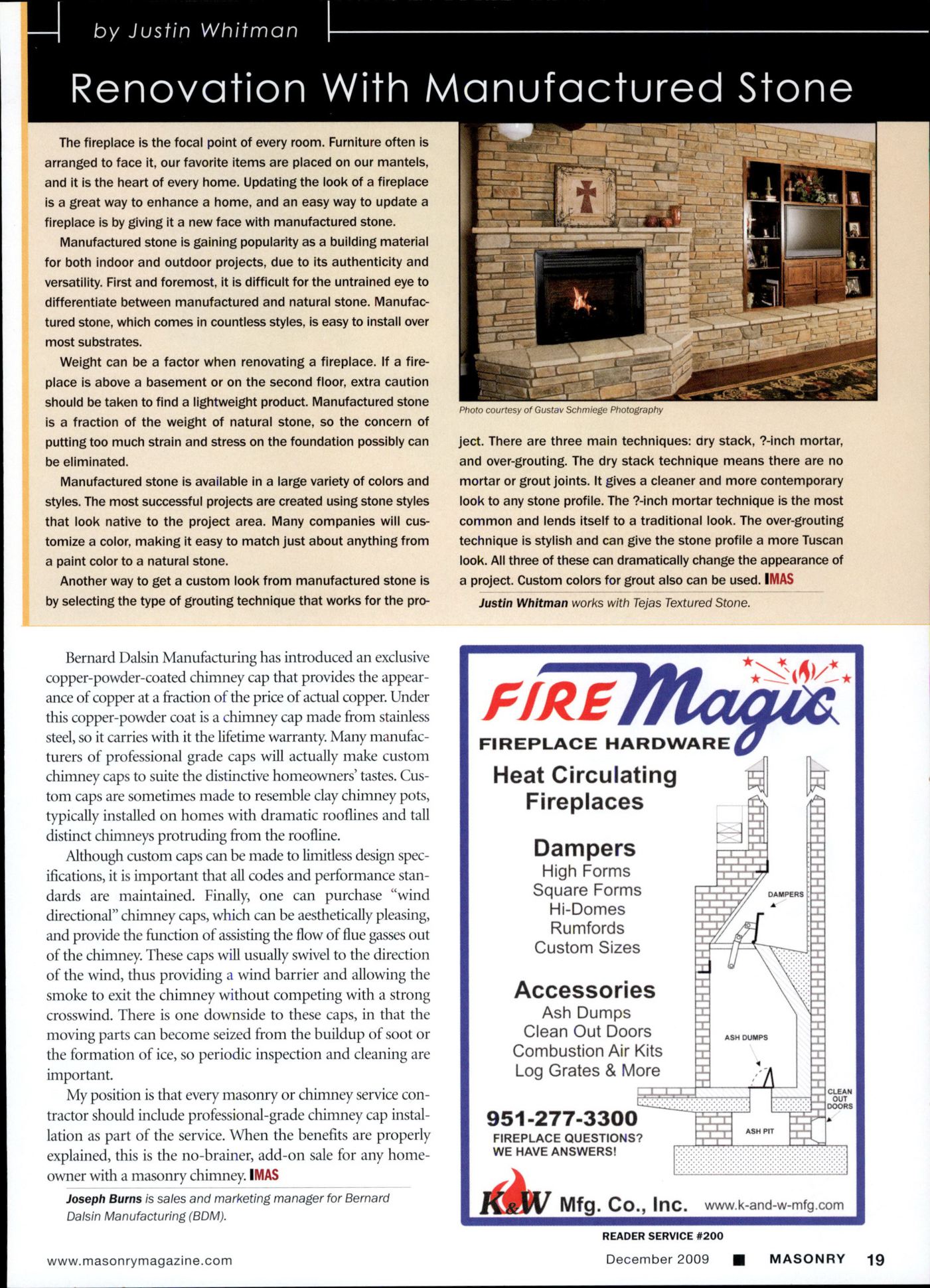 Masonry Magazine December 2009 Page. 21