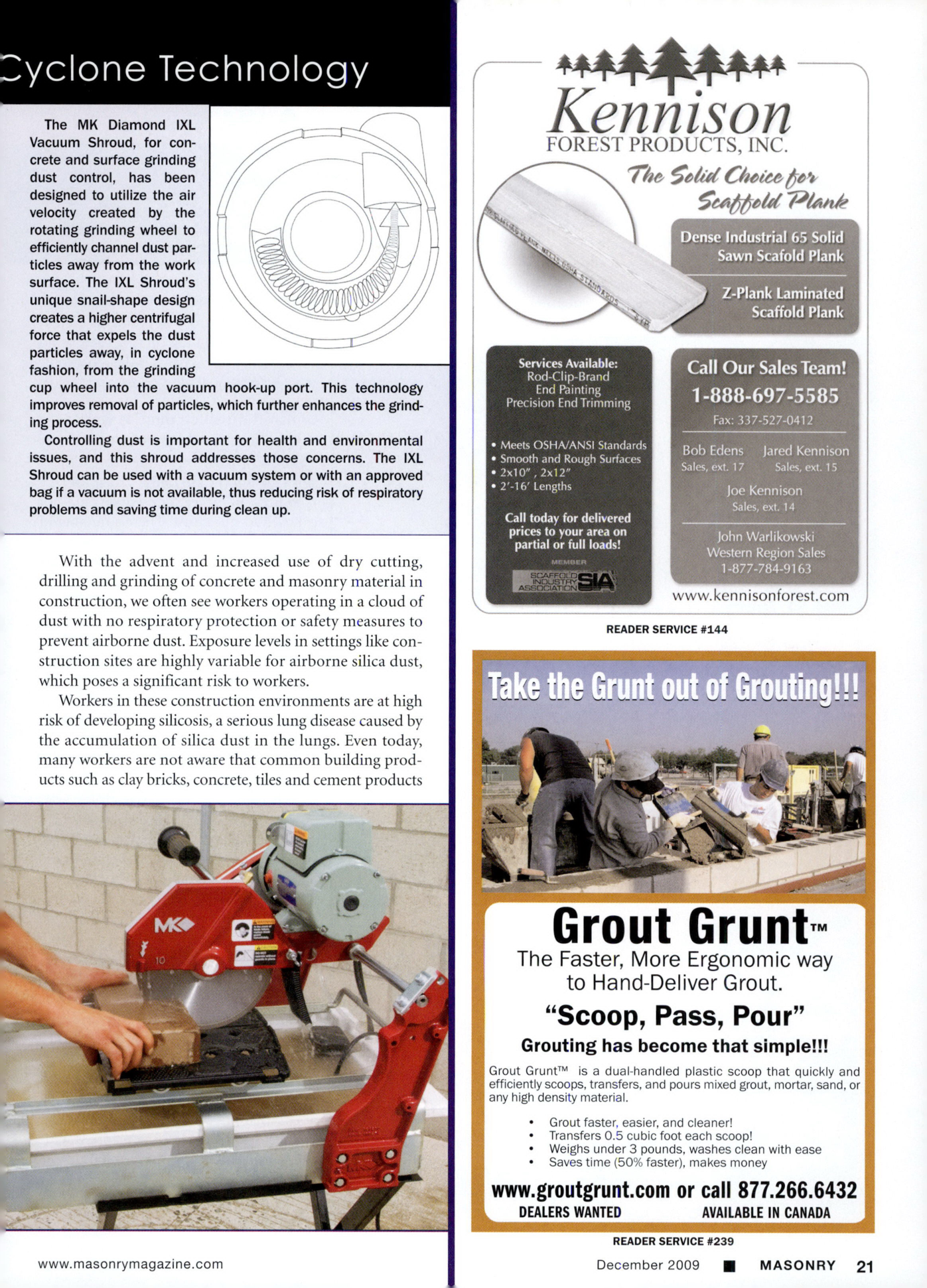 Masonry Magazine December 2009 Page. 23