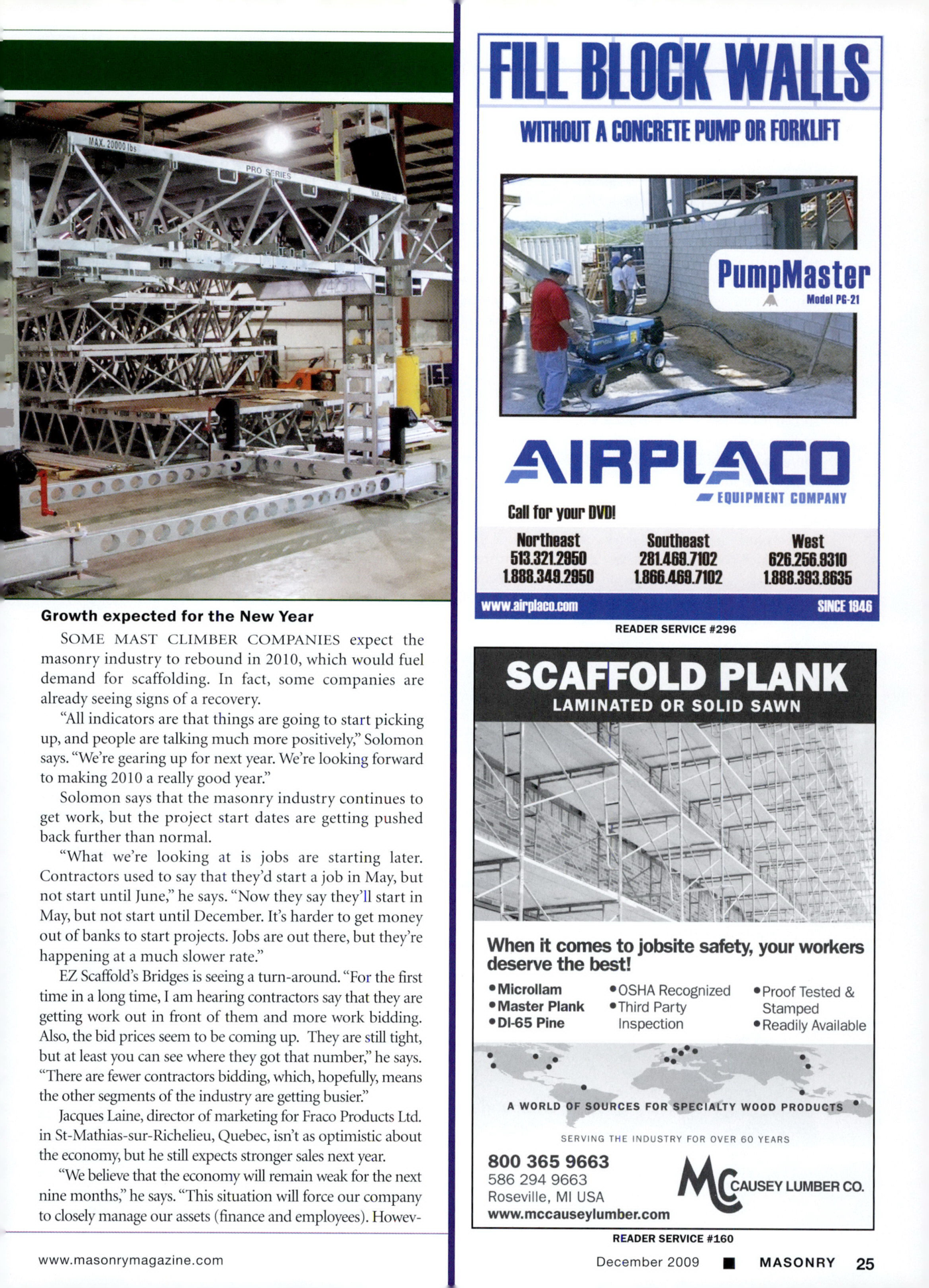 Masonry Magazine December 2009 Page. 27