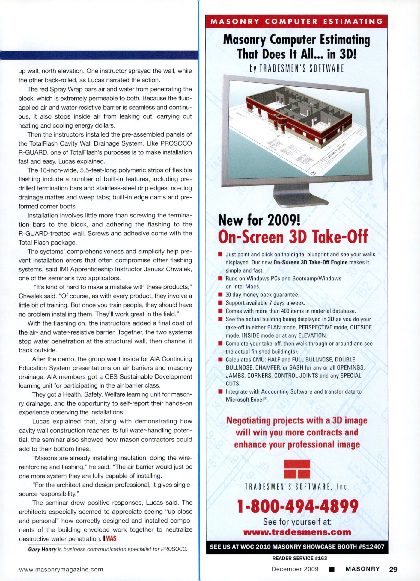 Masonry Magazine December 2009 Page. 31