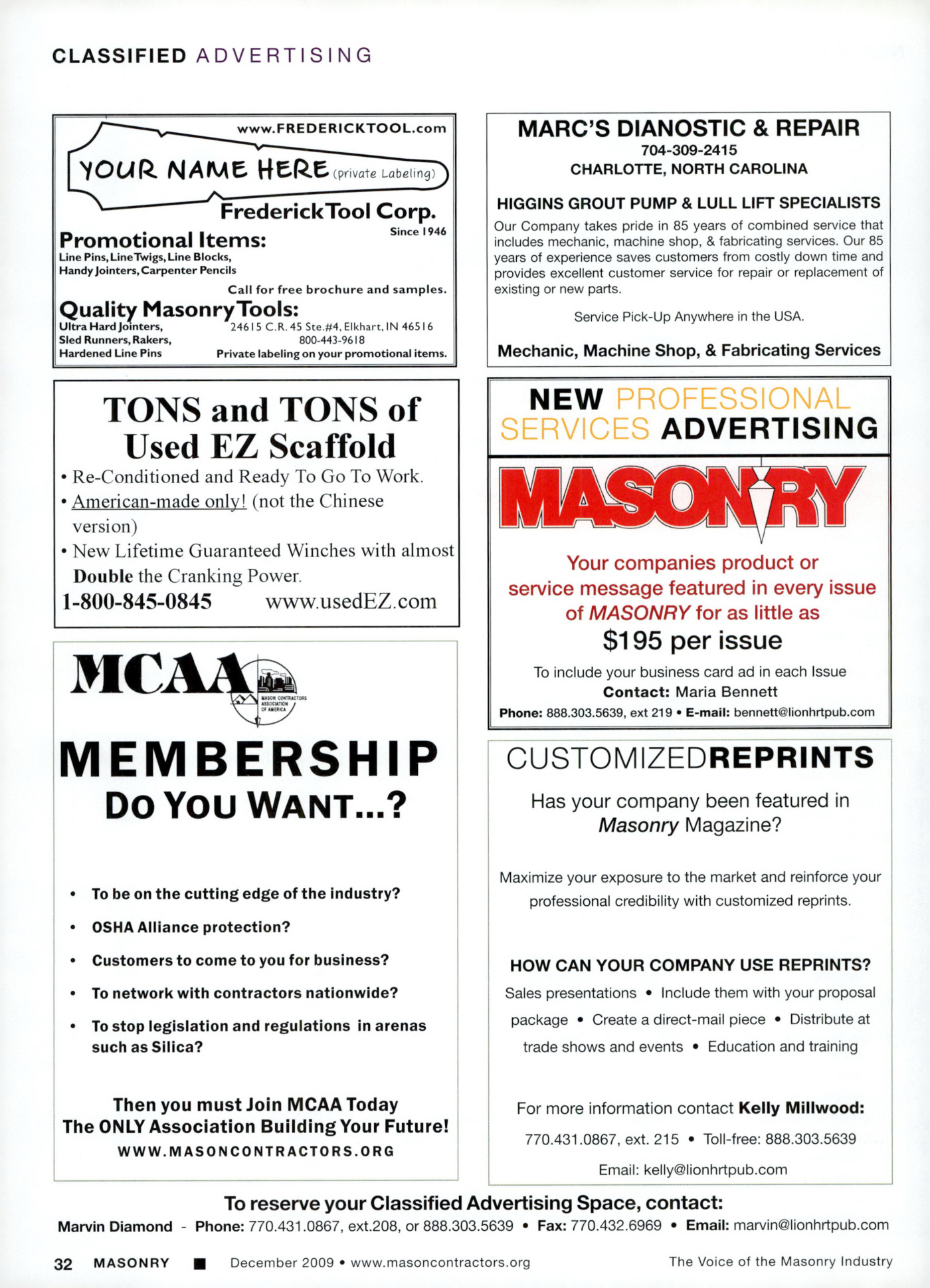 Masonry Magazine December 2009 Page. 34