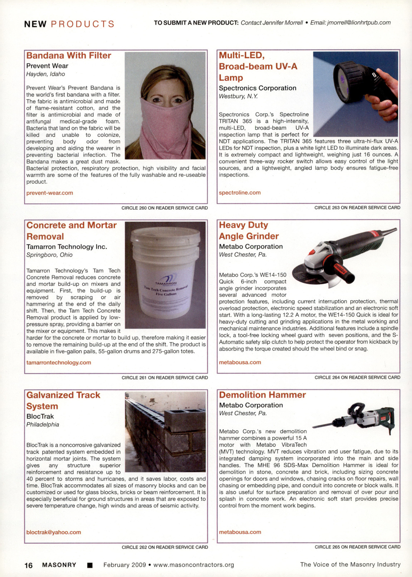 Masonry Magazine February 2009 Page. 18